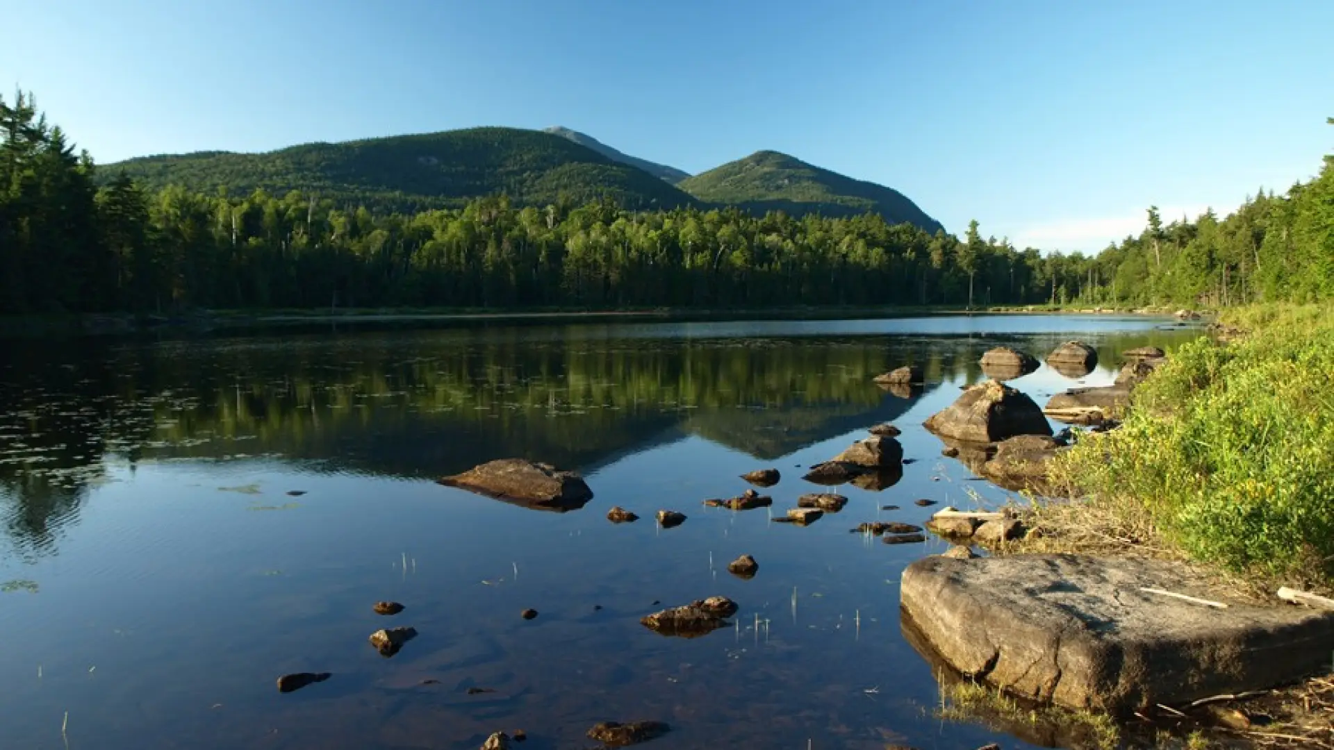 Embark on Long Pond from this area.