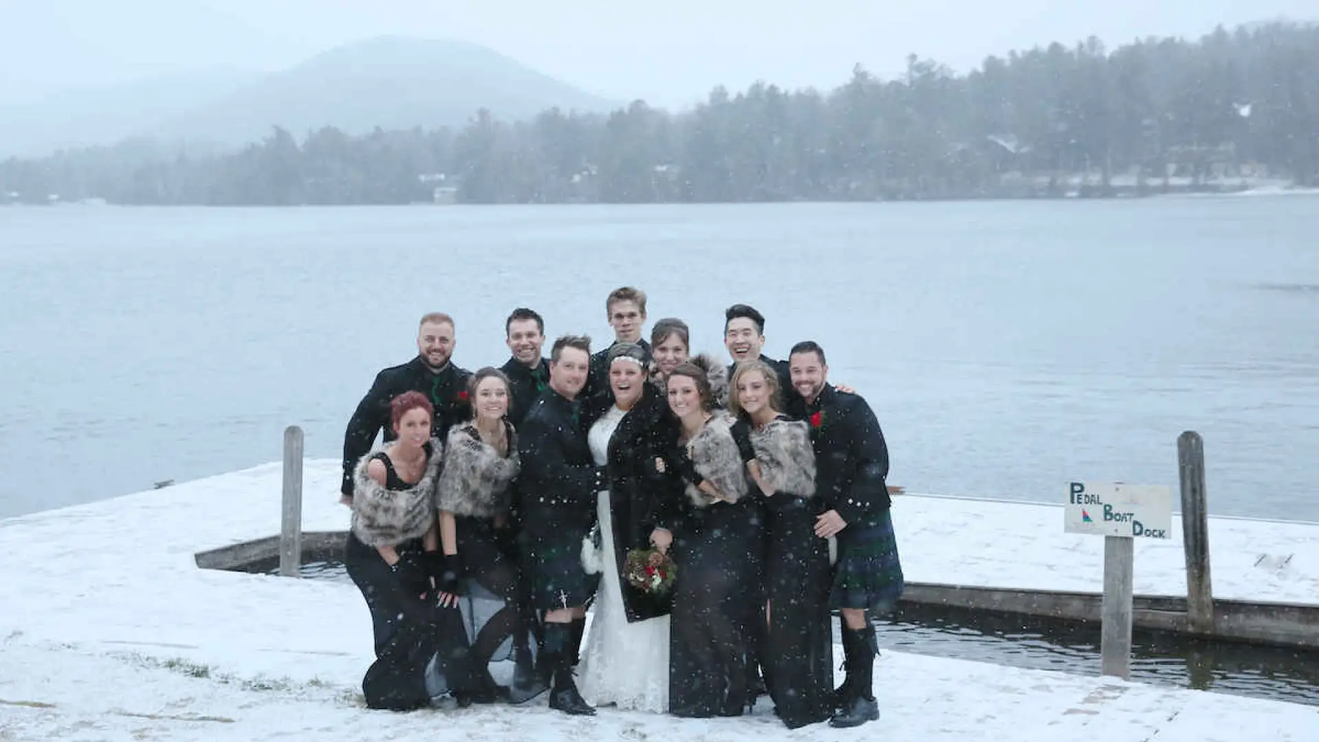 It was cold, but looking at it now, the beauty and those smiles made it worth it!