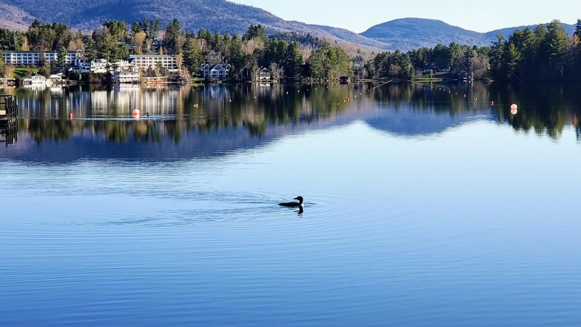 glass like mirror lake