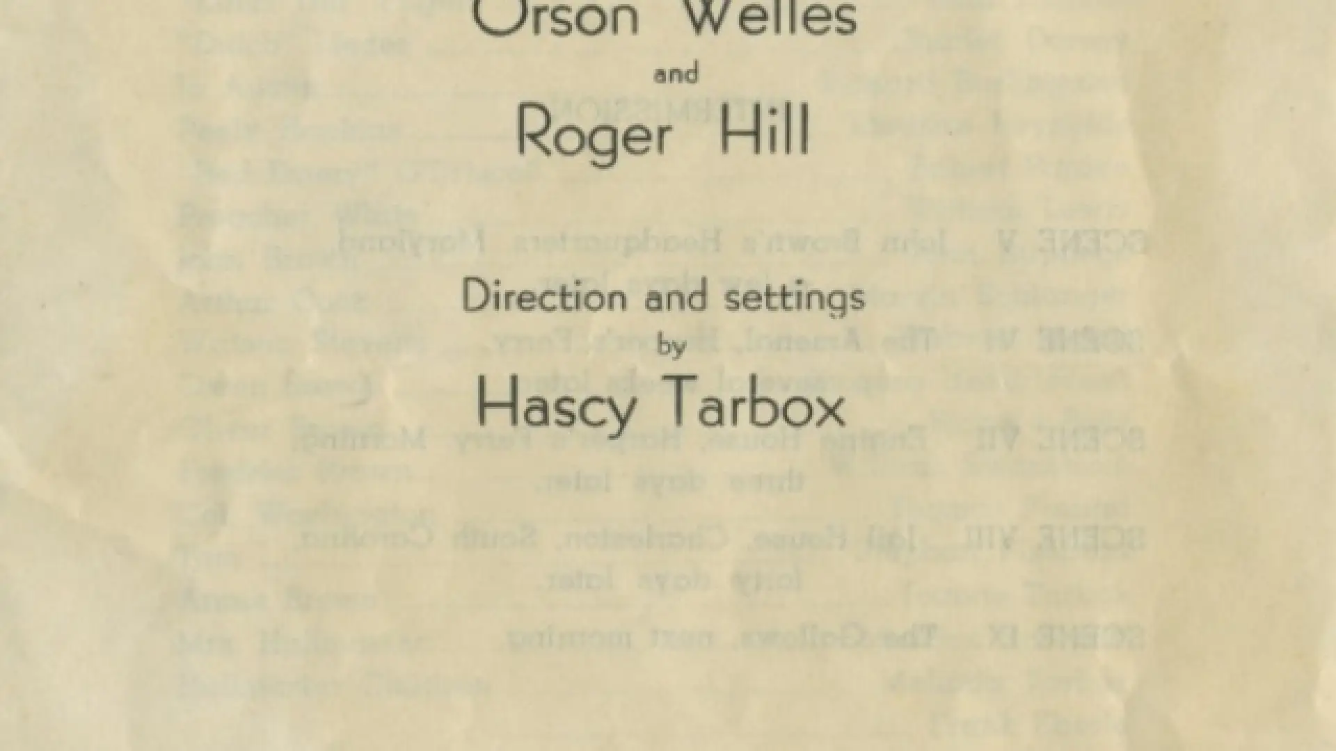 The play was performed as a benefit at the Woodstock Opera House, Woodstock, Illinois.