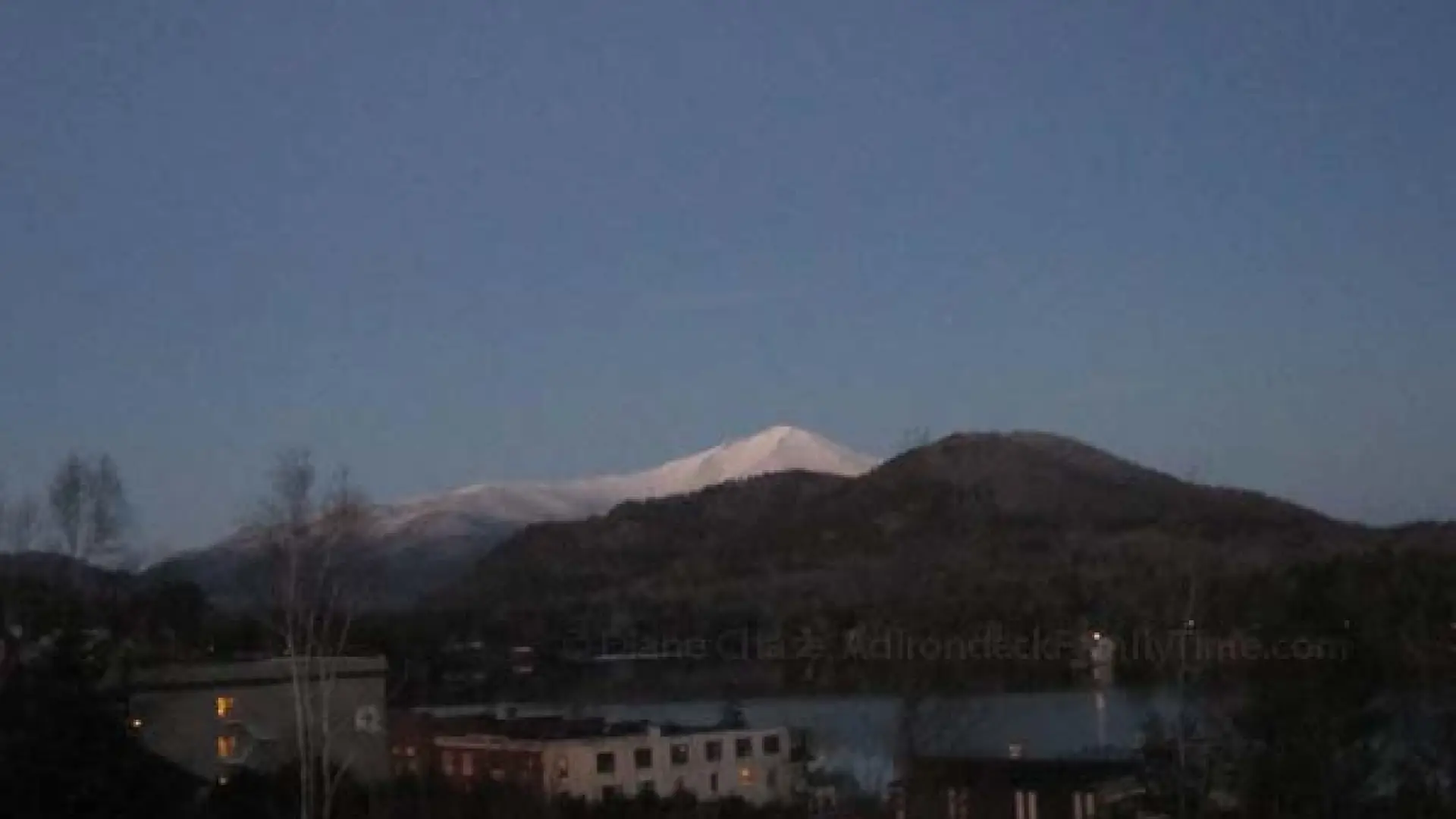 downtown Lake Placid view