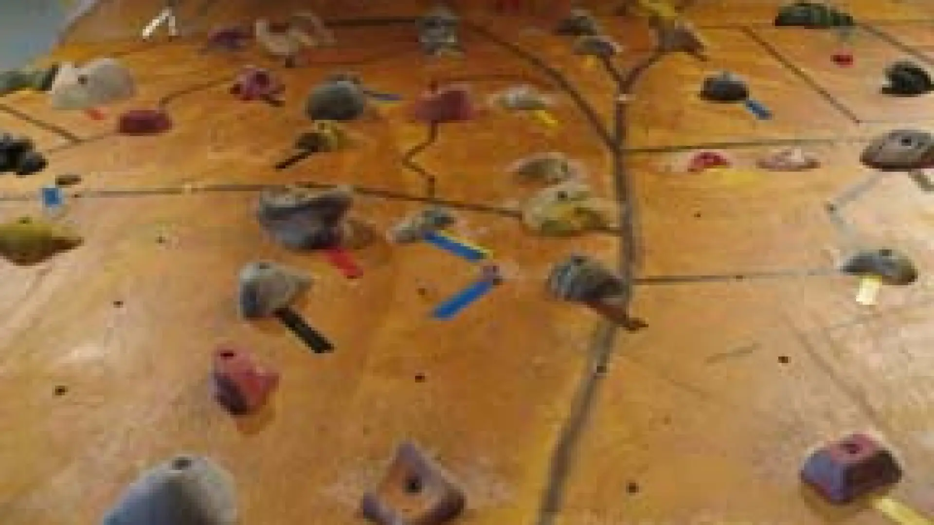 The Climbery taped routes