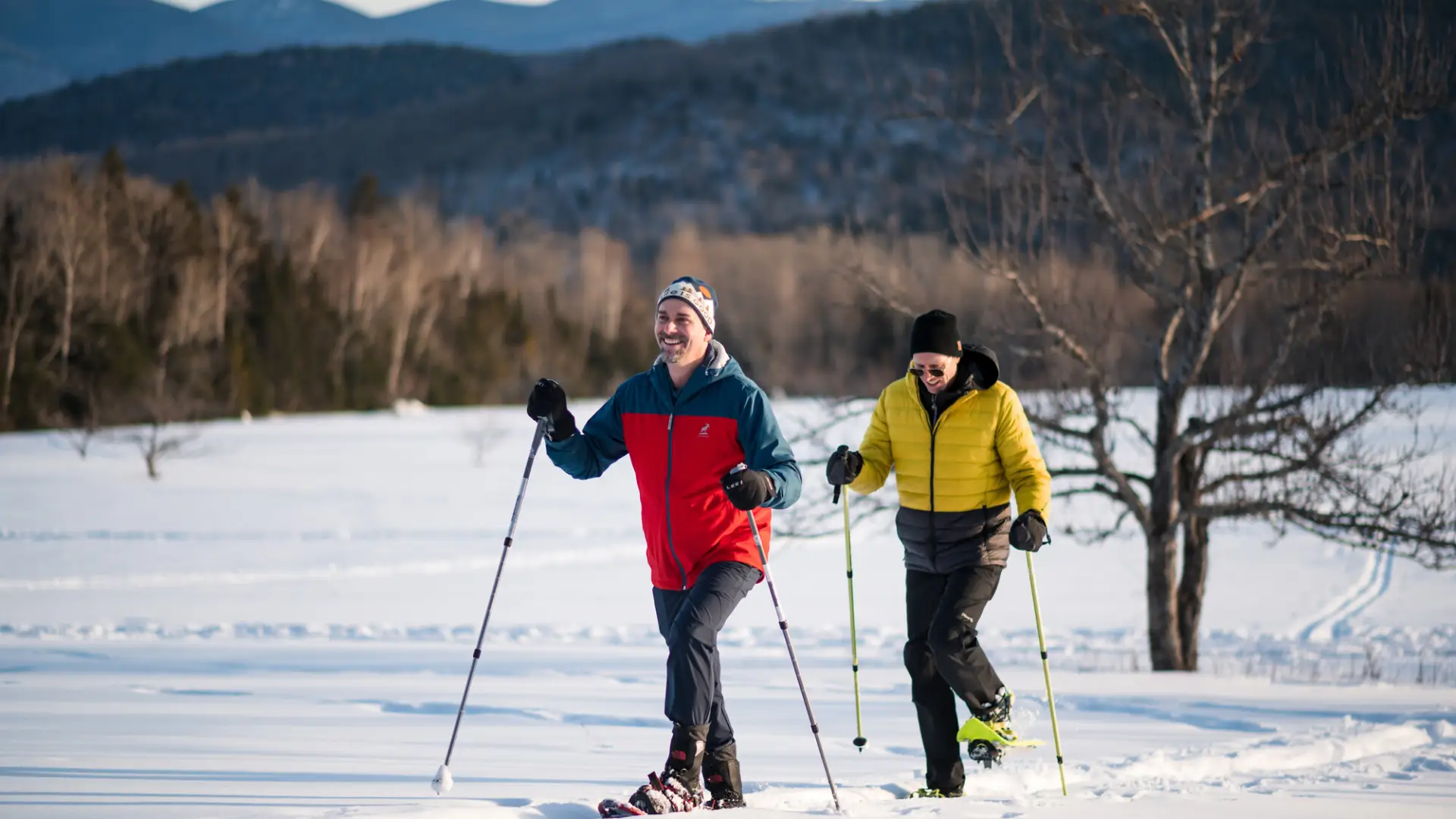 Snowshoeing at Heaven Hills.