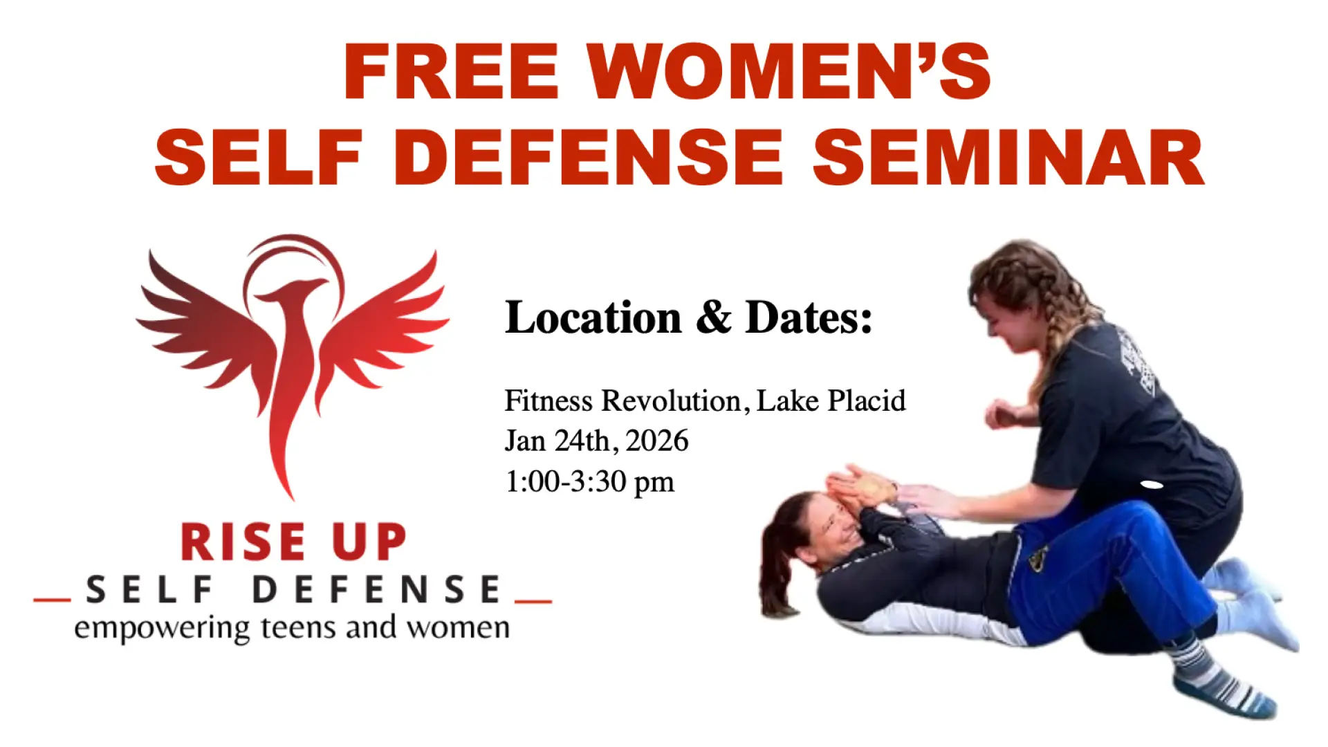Women's Self Defense Seminar