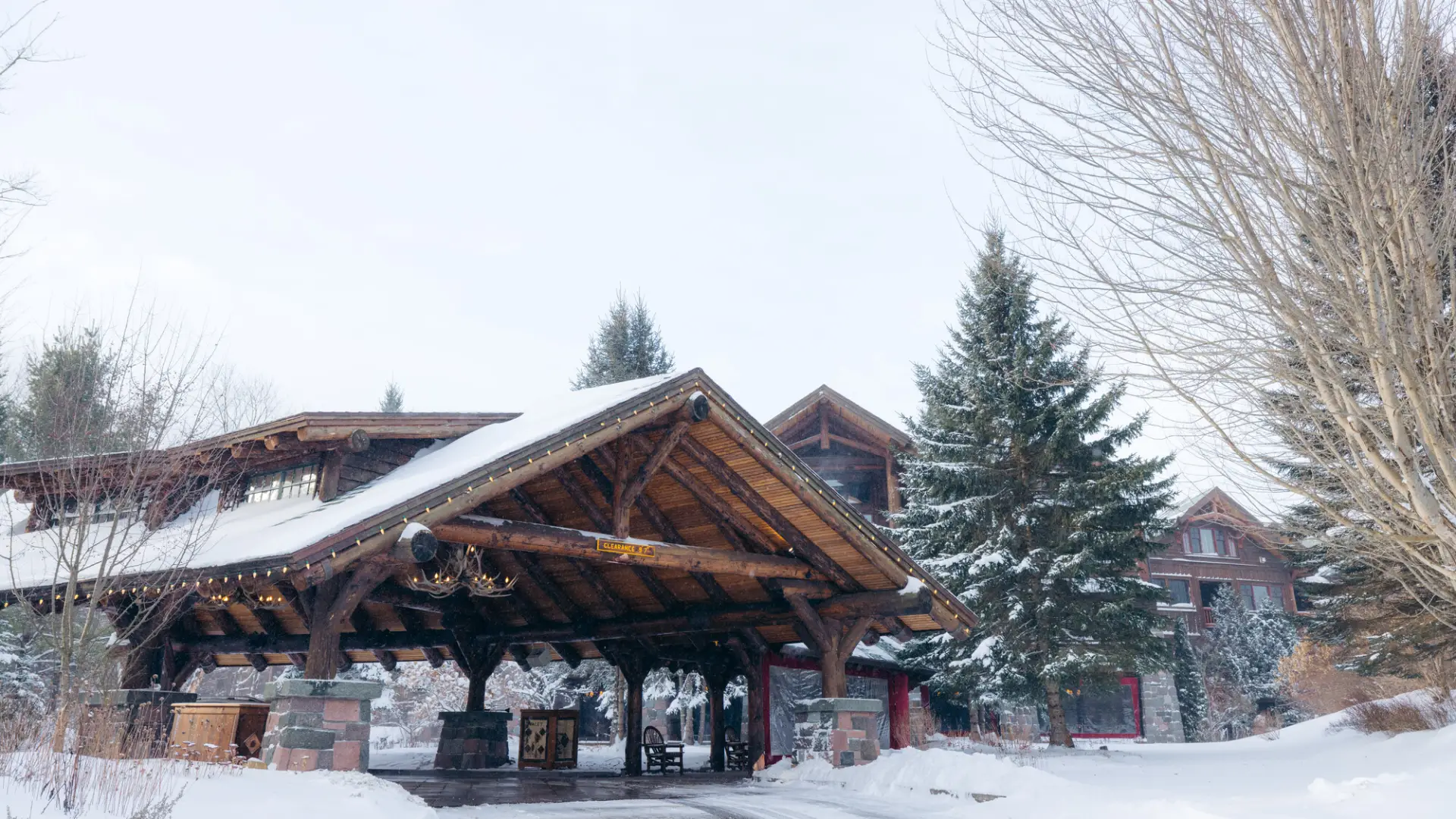 Exterior of the Whiteface Lodge