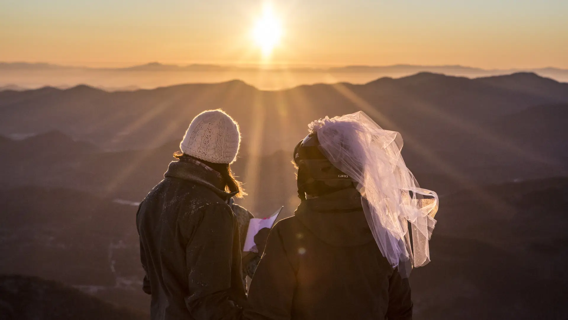 A winter wedding in Lake Placid.
