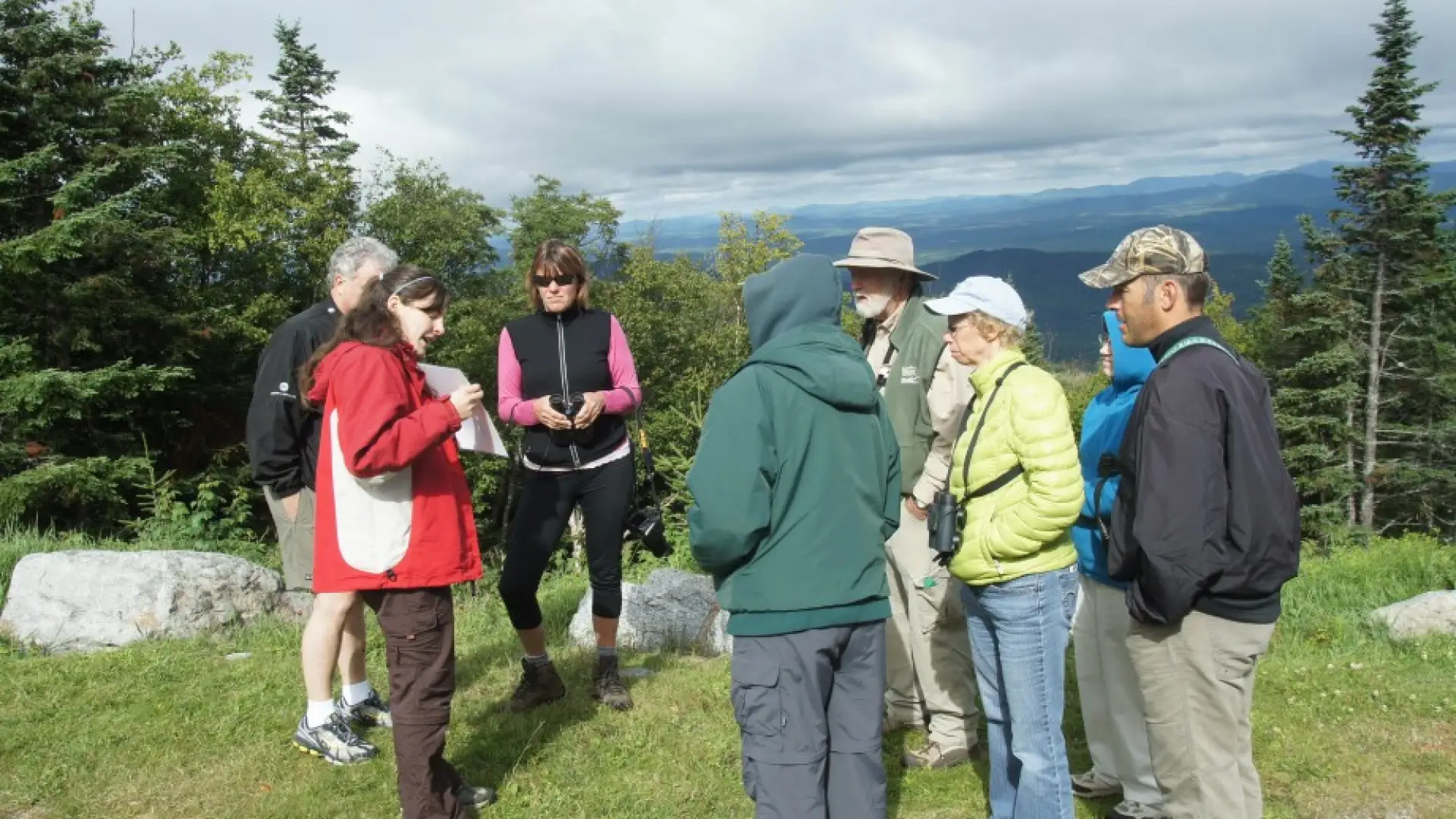 Kendra explaining Bicknell's