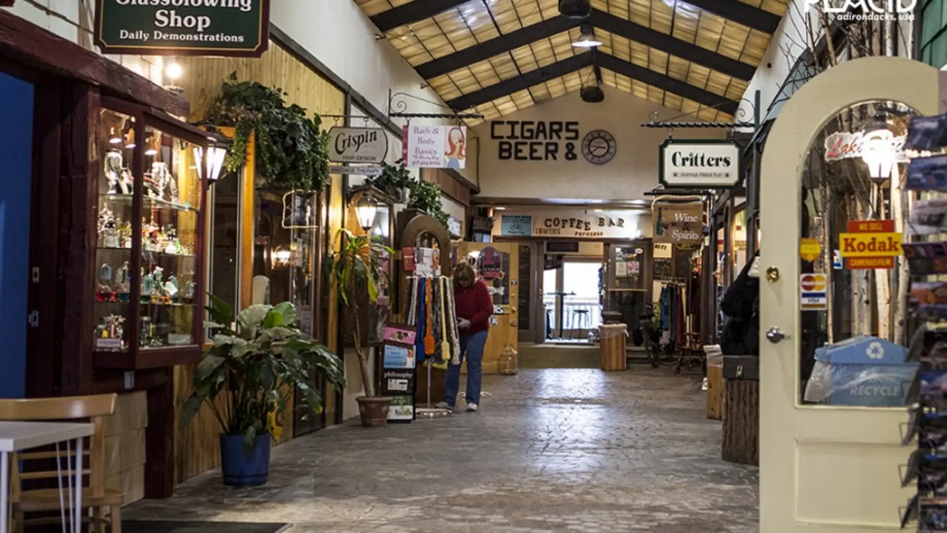 Some of our quaint shops in Lake Placid