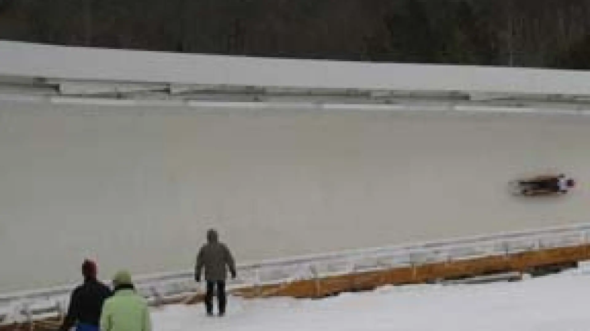 Olympic Luge spectator