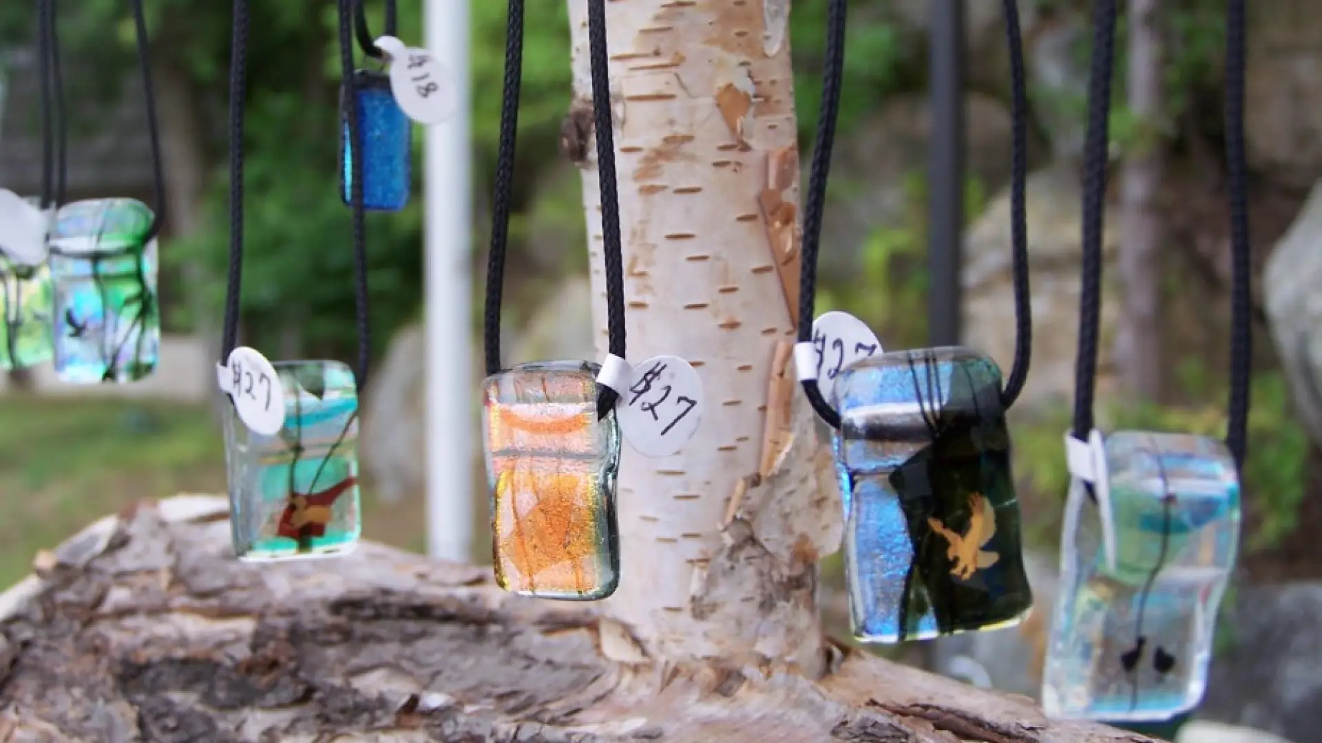 Glass jewelry