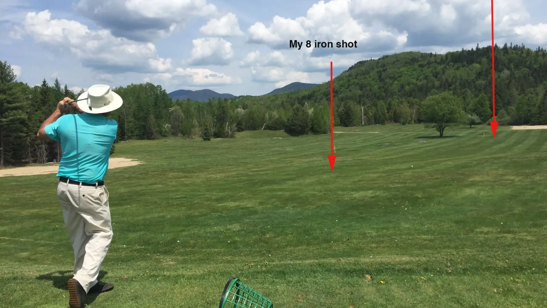 Craig Wood Golf Course Pro Jeff Estes showing me how it's done.