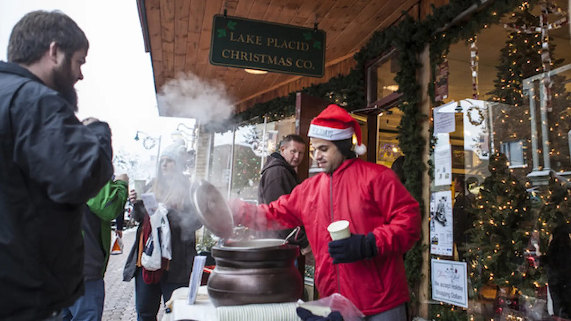 Staying warm is easy when there's comfort food in your hand, and in your tummy.