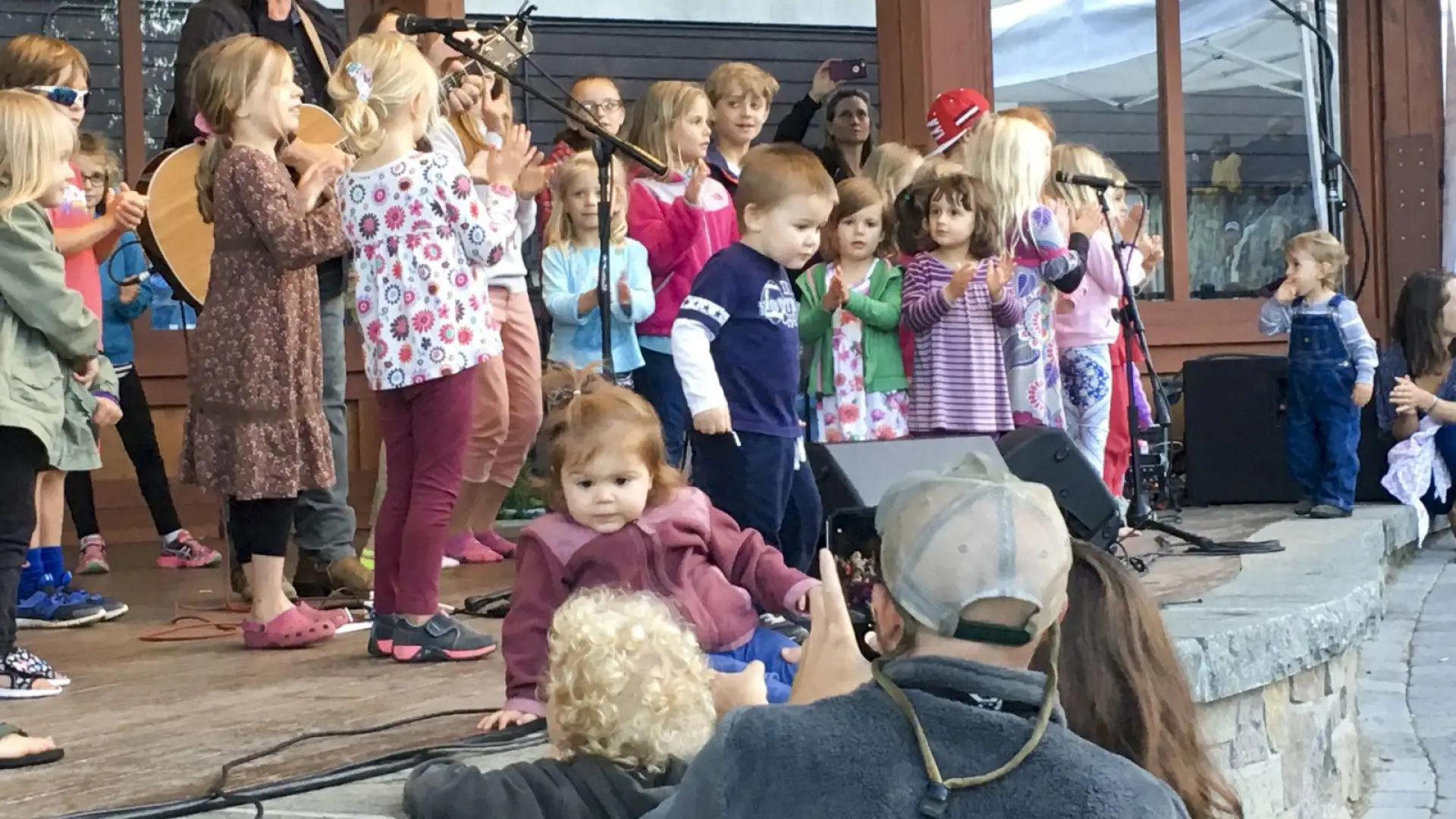 Let the kids dance while you relax.