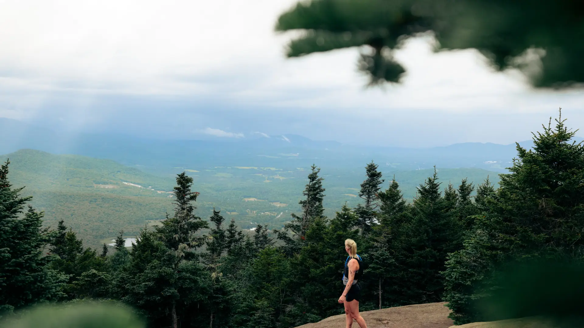 Halfway up Cascade Mountain