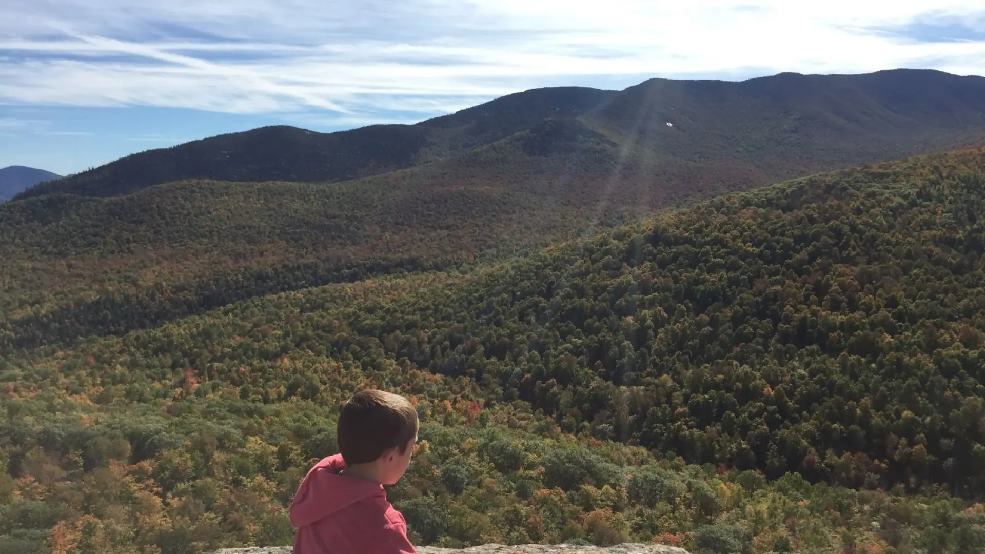 If you haven't hiked Owl's Head - it's definitely worth the short drive. It's the perfect length for Oliver to climb on his own, and the views are outstanding. (The only reason it didn't make my Top 3 list is that it isn't right in town!)