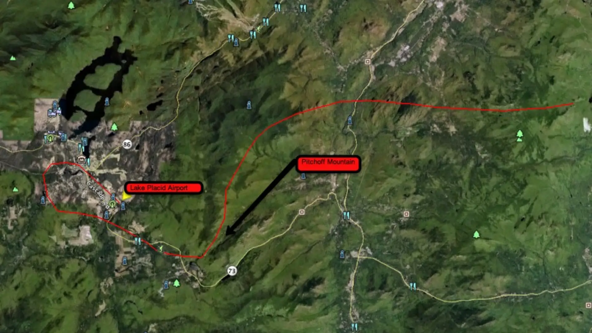 map of flight