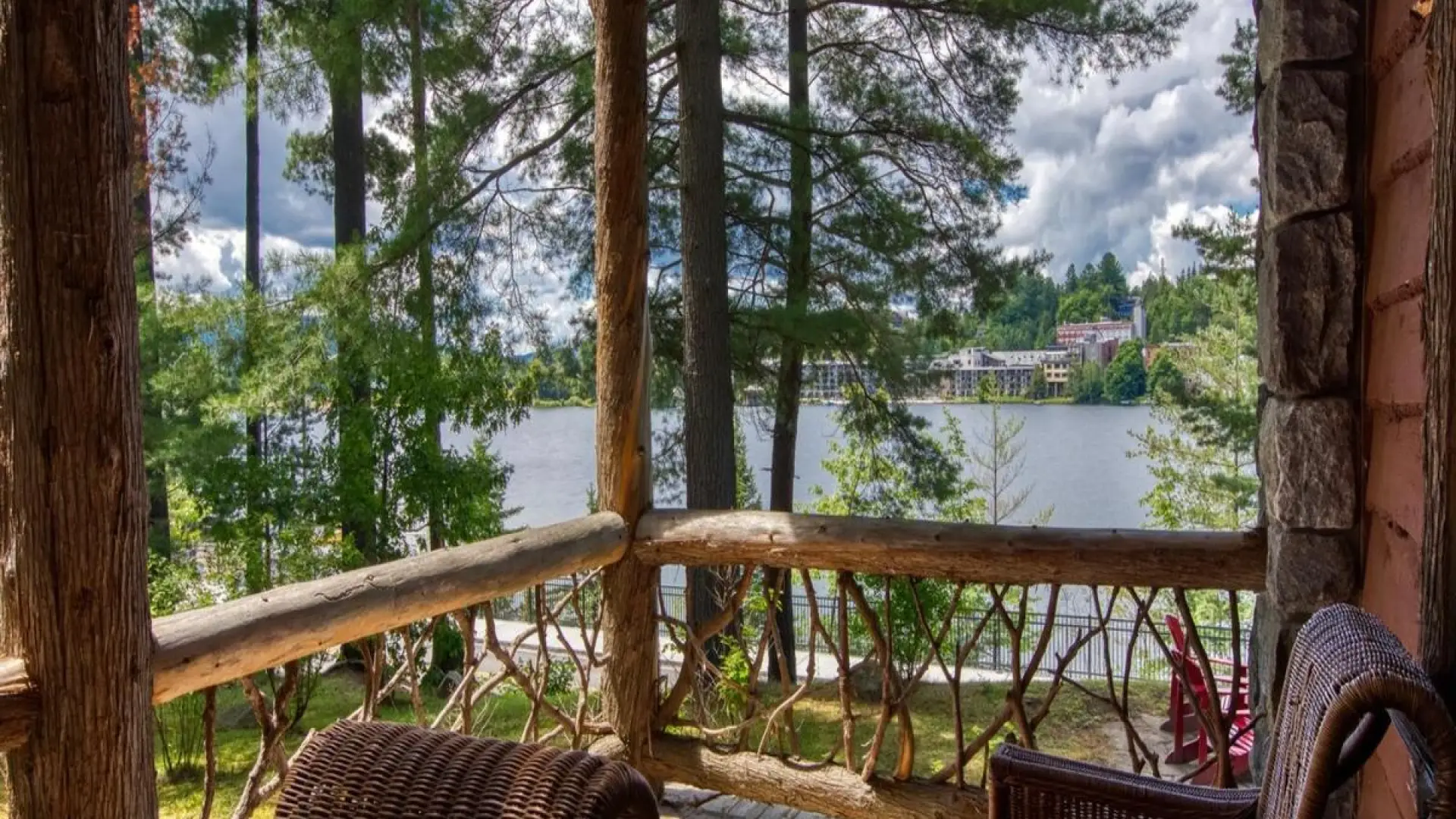 view of water from deck