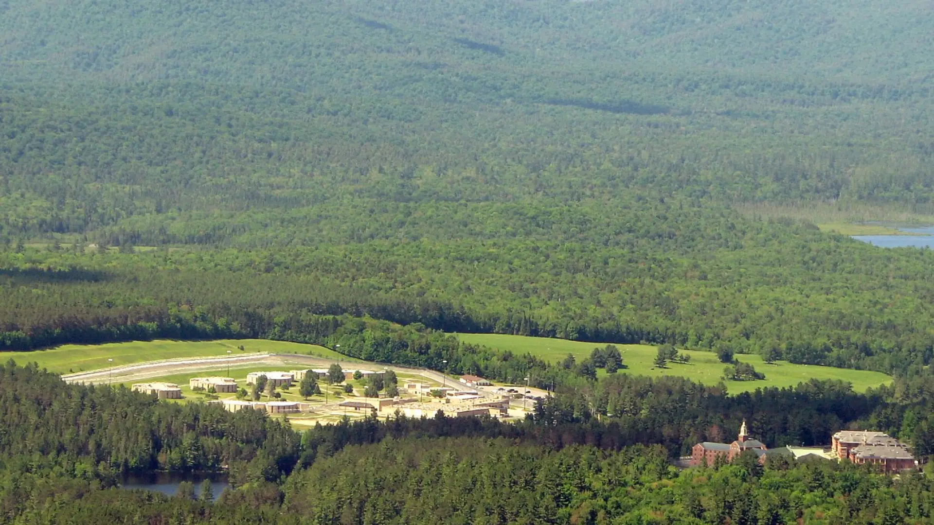 A most impressive location for a prison