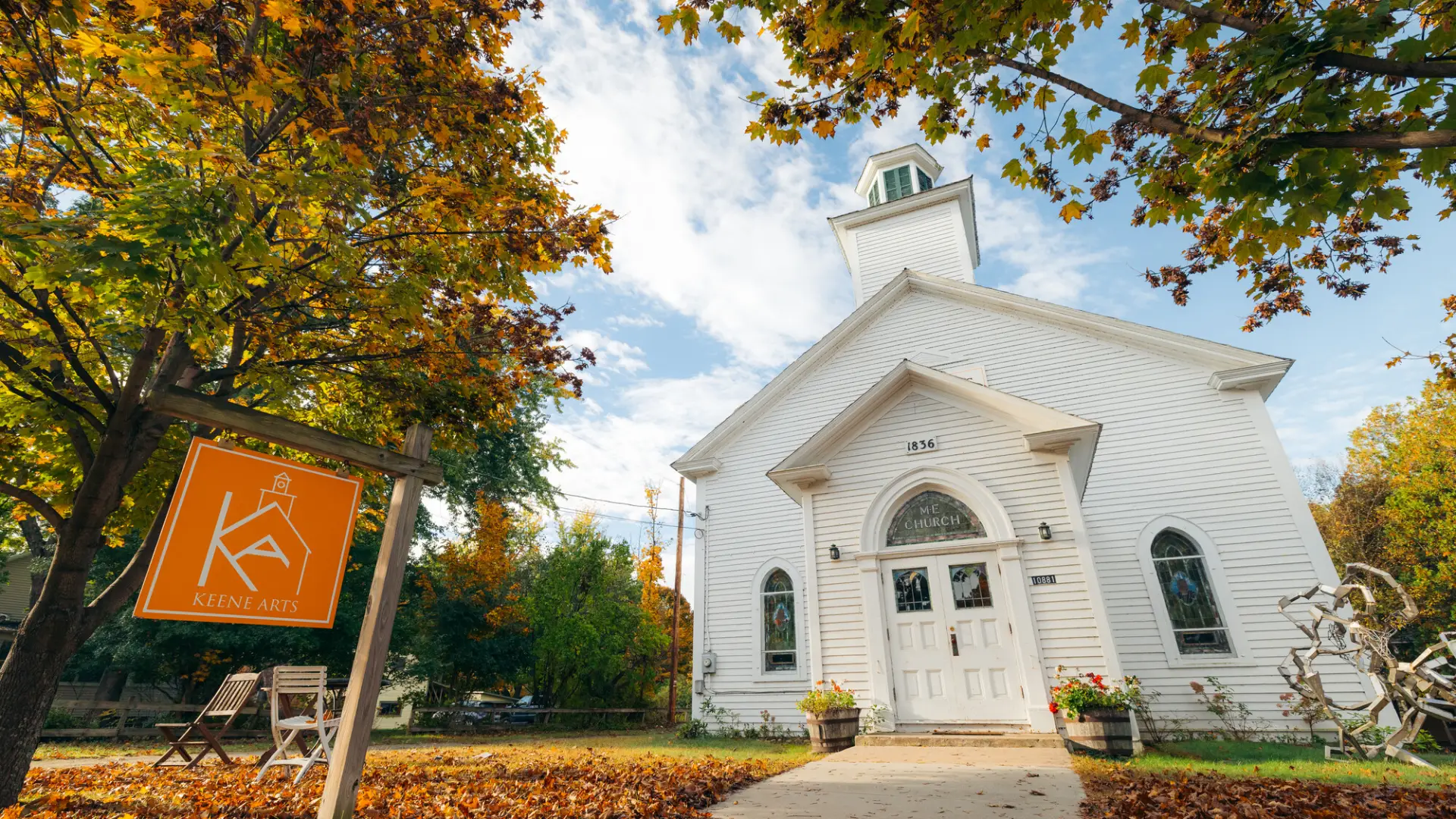 Exterior of Keene Arts