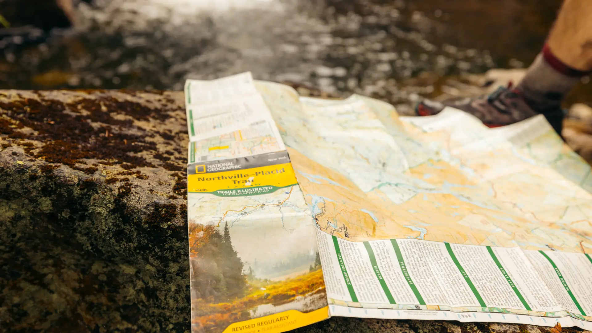 A map in the sun