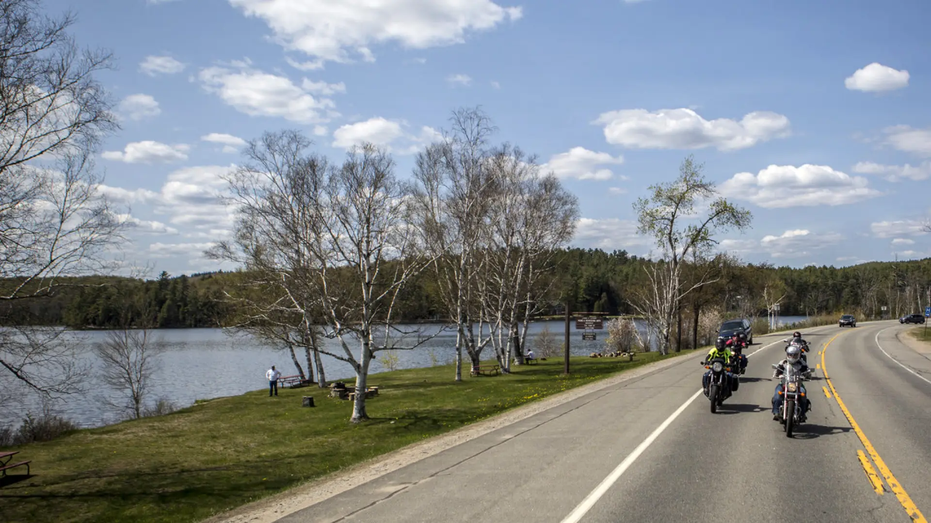 Touring the Adirondacks via motorcycle