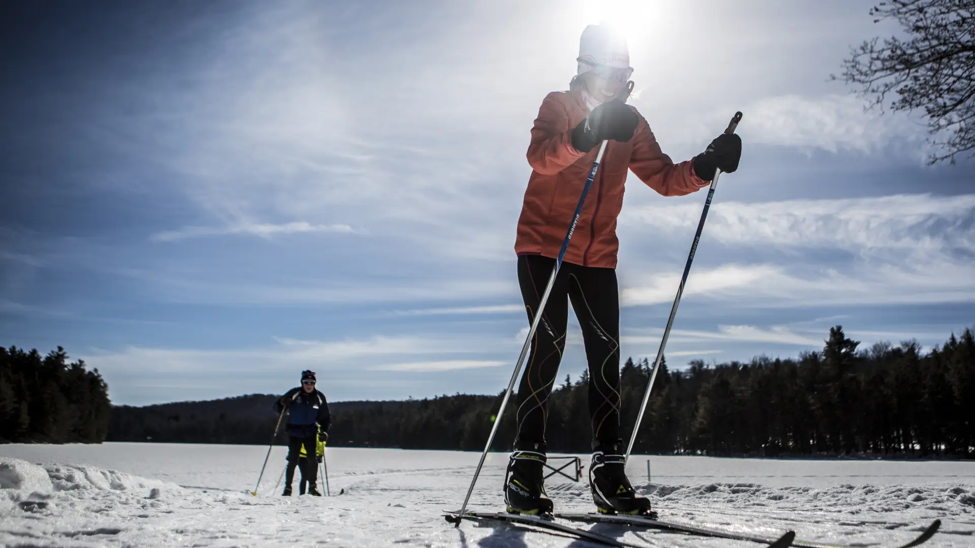 For a real backcountry challenge, you can ski the Northville-Lake Placid Trail in winter.