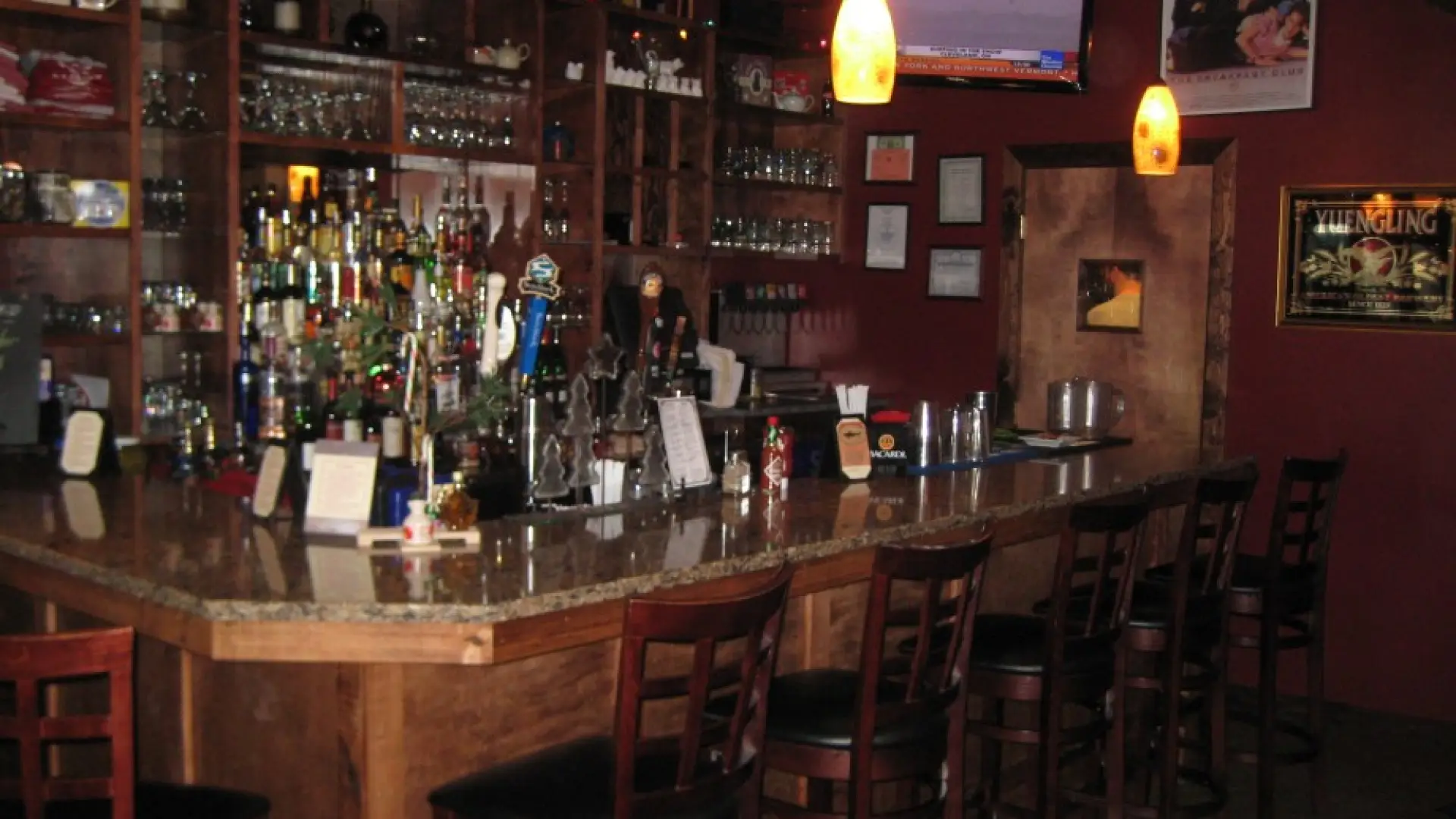 the Breakfast Club Bar area, Lake Placid, NY