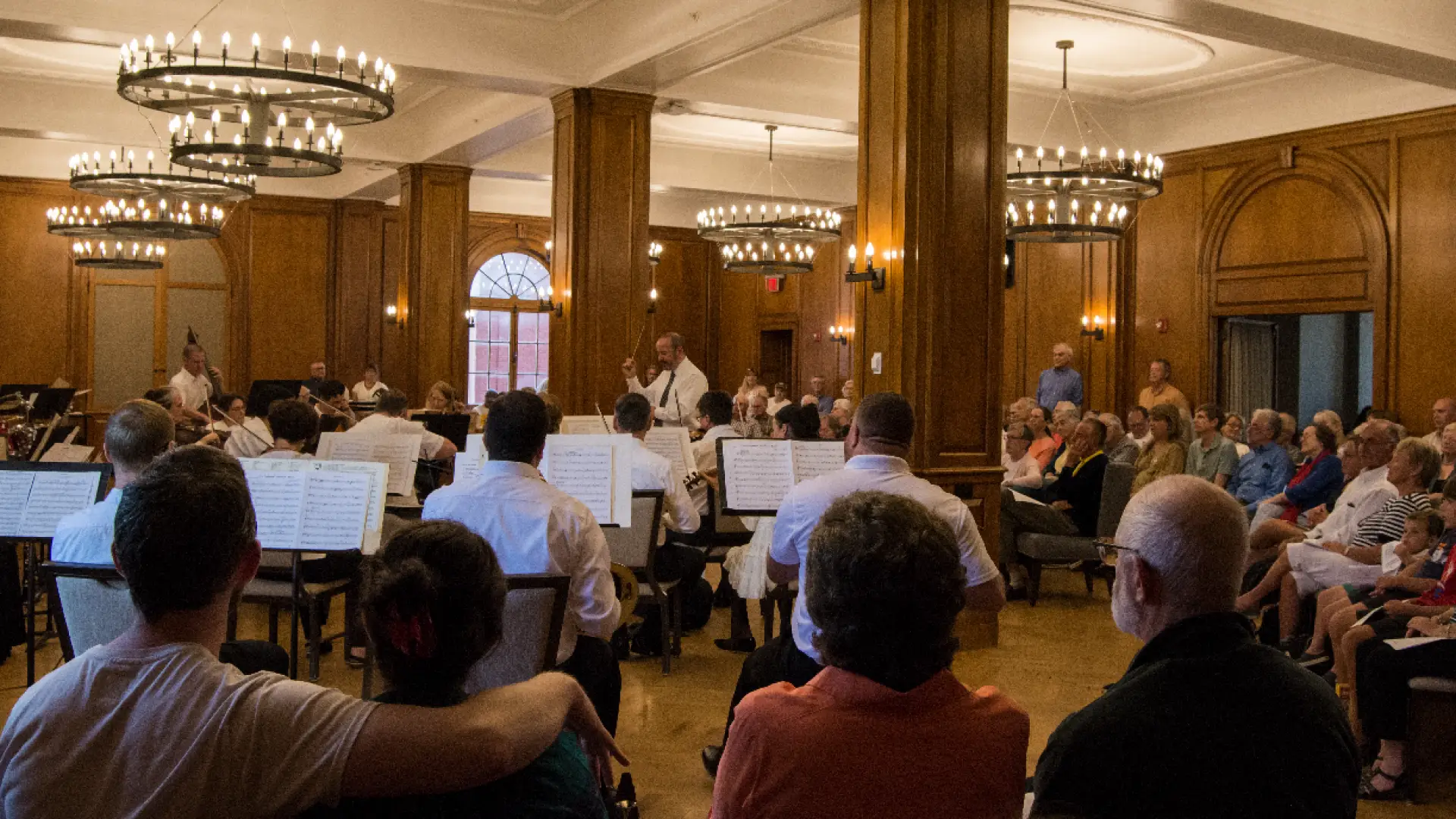 Performing within the Hotel Saranac