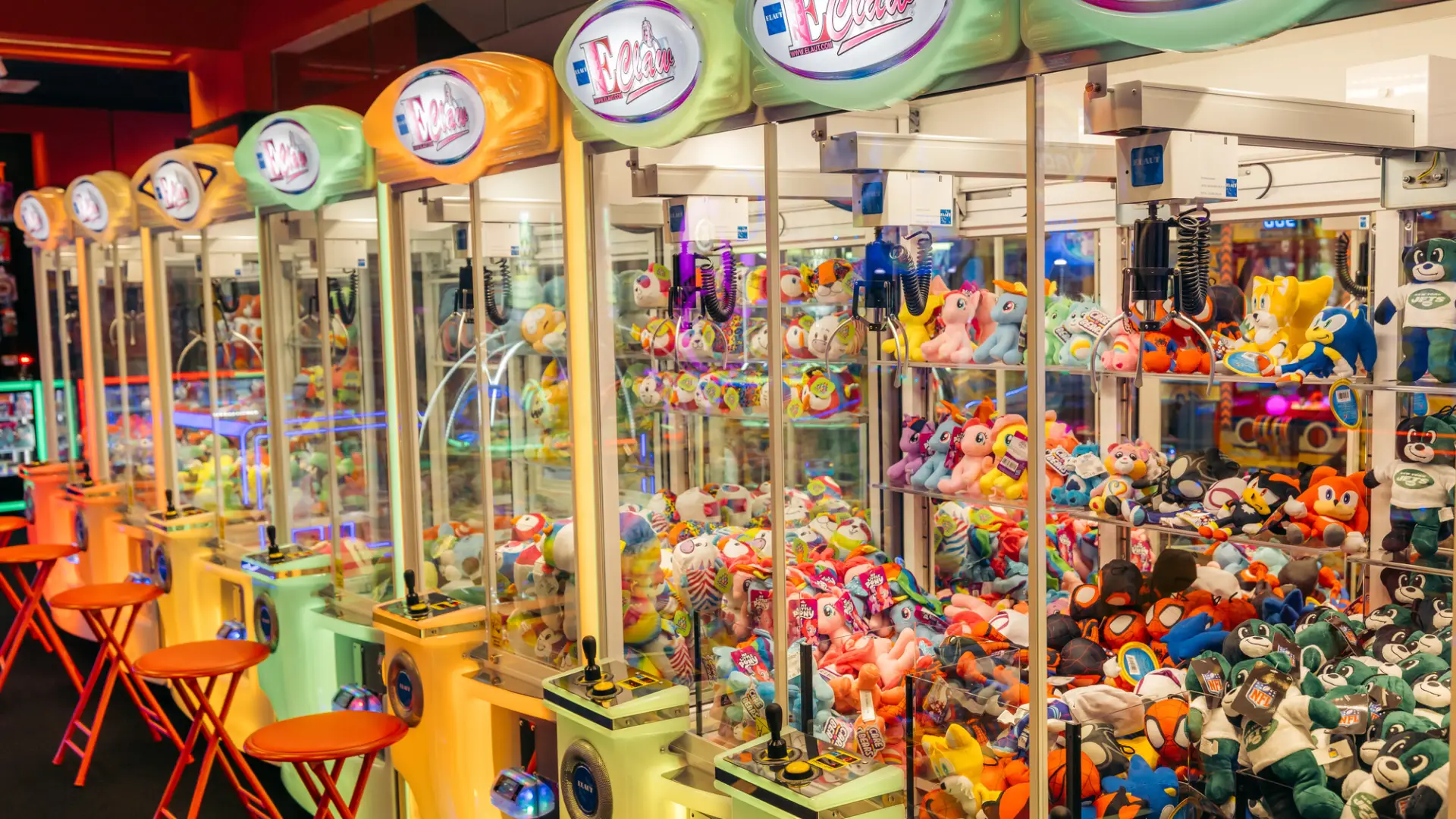 Games at Faizy's Fun House in Lake Placid.