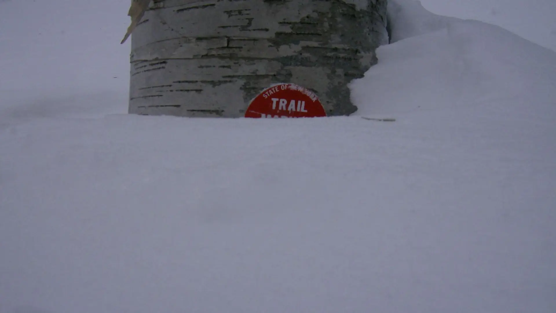 Snow can get very deep overnight