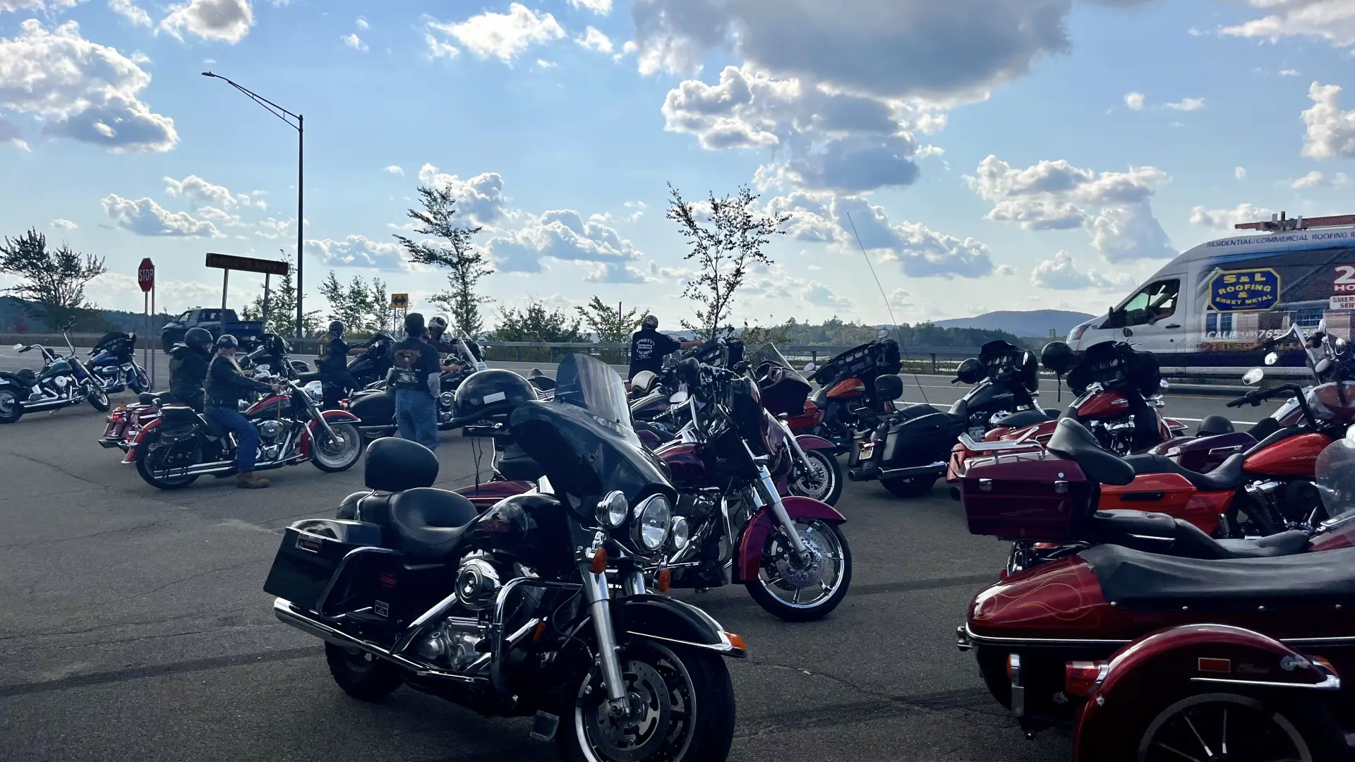 Bikes Parked at Trail's End in Tupper Lake