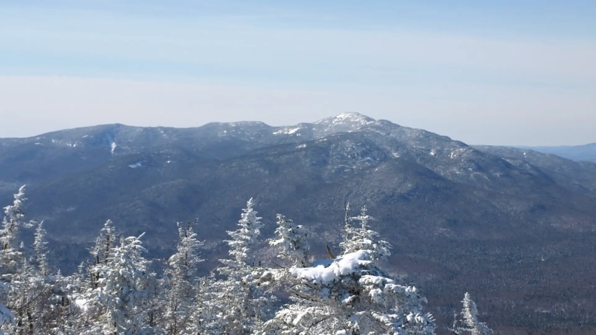 The view from MacNaughton in winter is lovely.
