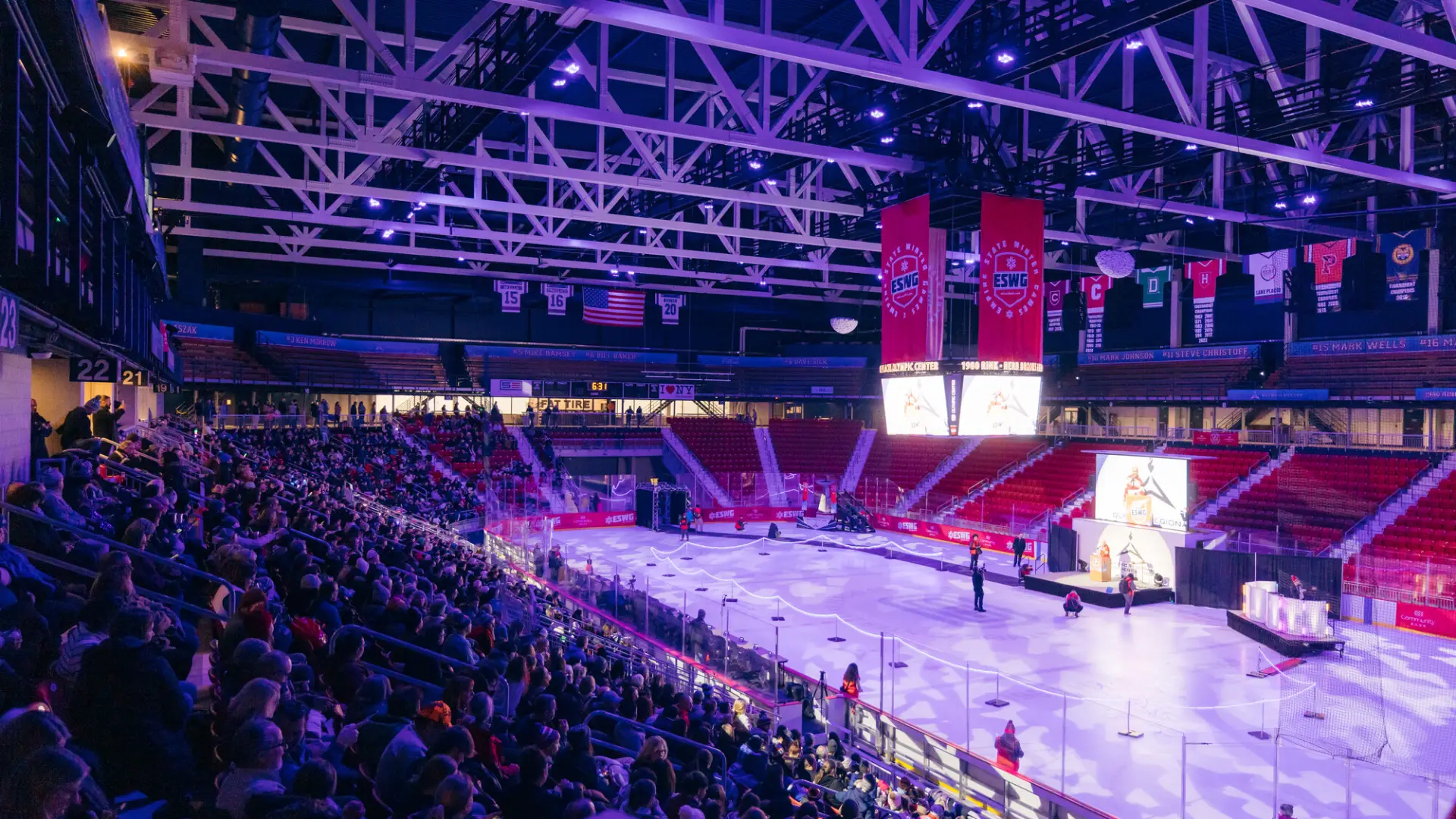 A winter event in Lake Placid.