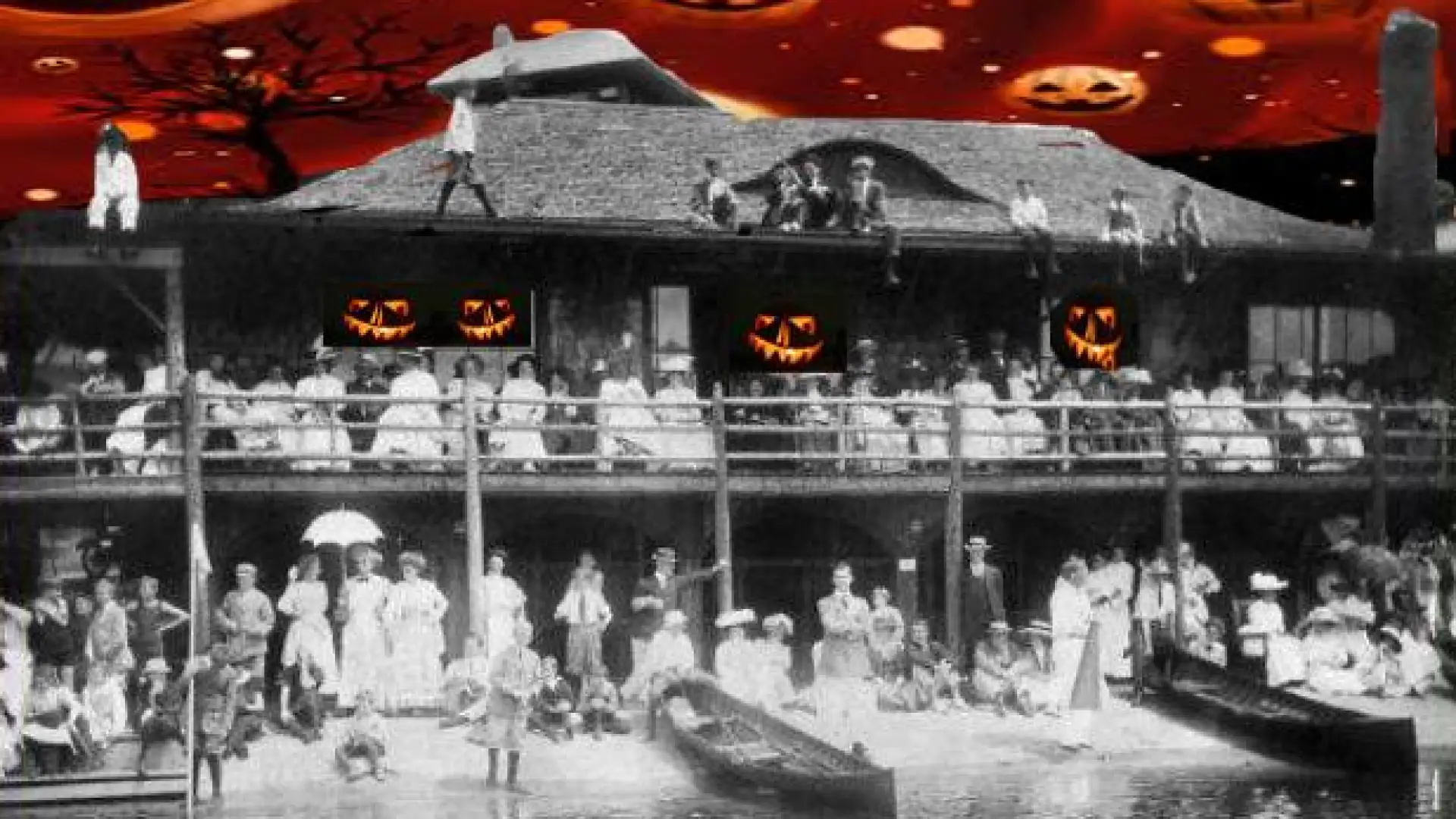 The Lake Placid Club Boat House c early 1900's