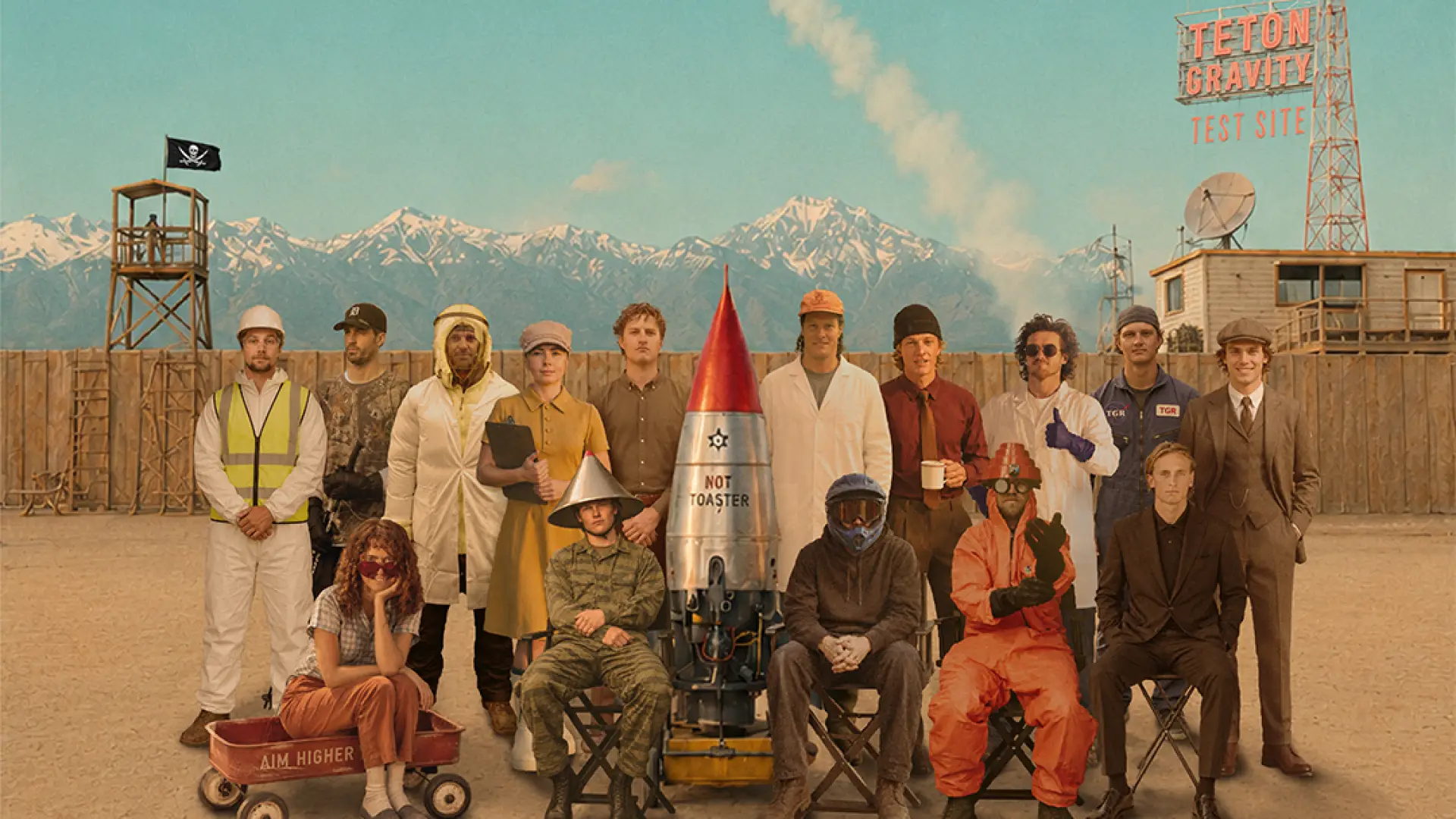 Promotional poster for Teton Gravity Research's film "Actually, it is Rocket Science"