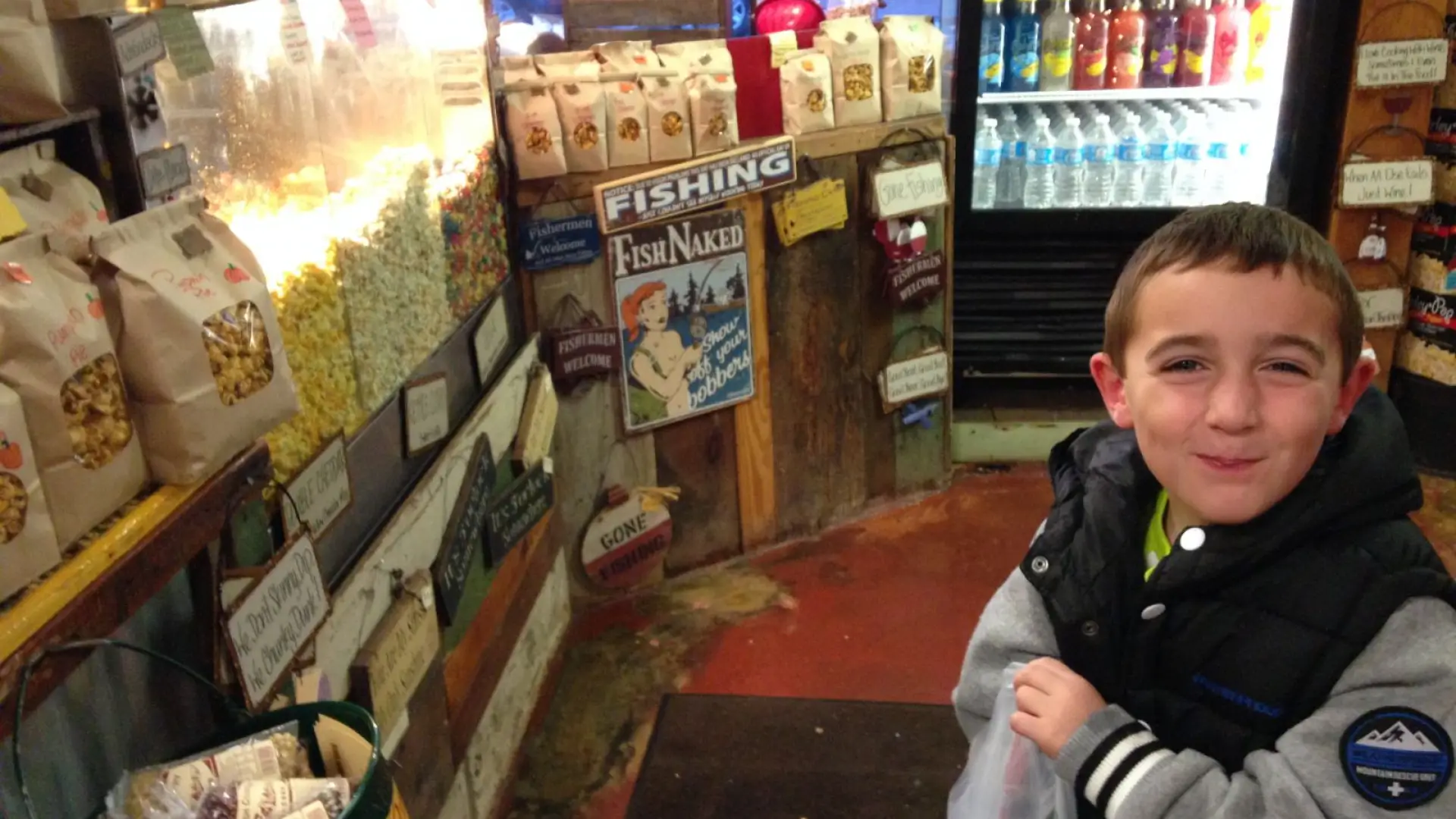 Oliver seems pretty darn happy with his choices!