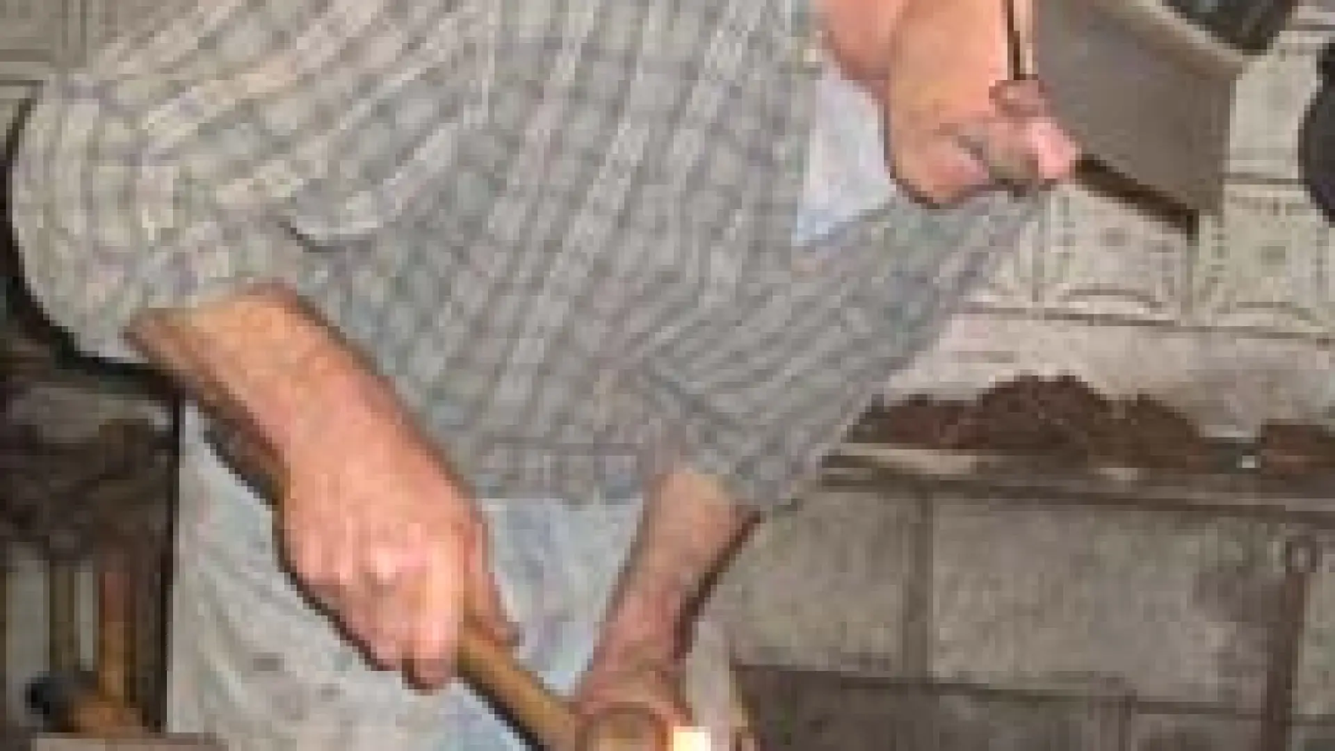 Blacksmith part of Artist at Work Tour
