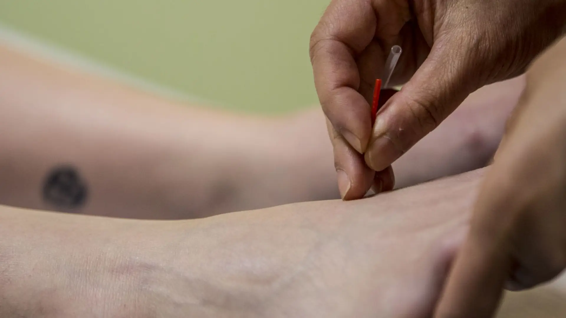 Feet next. A bit more sensitive - but still nothing I would classify as painful. Phew.