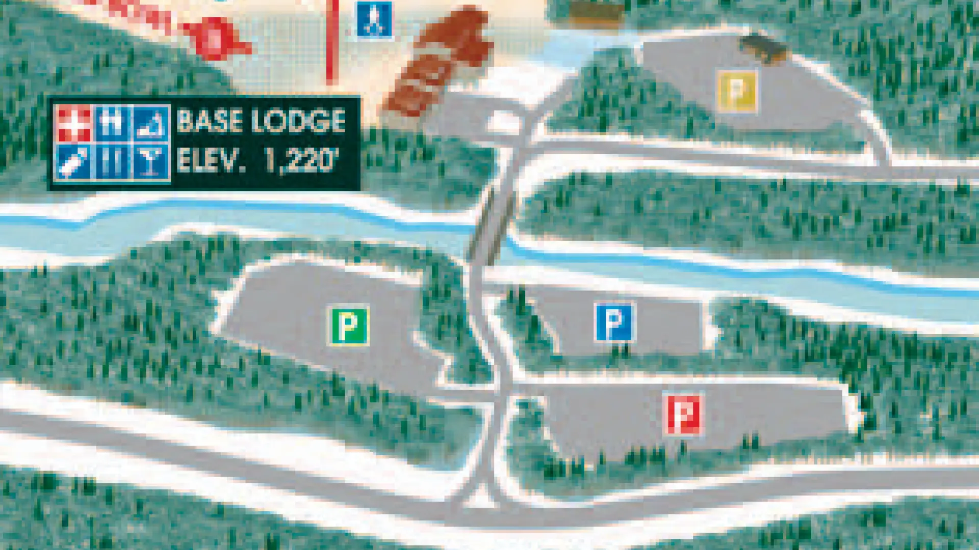 Whiteface Mountain Main Lodge drop-off and parking