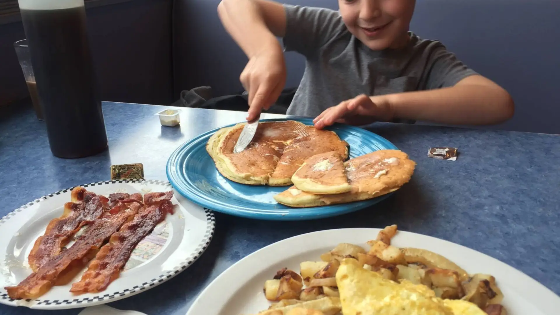 Mmmmm diner pancakes!