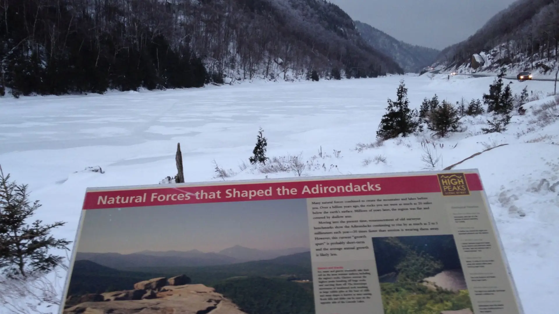 The Cascade Lakes are a great place to skate - and you can watch the ice-climbers!