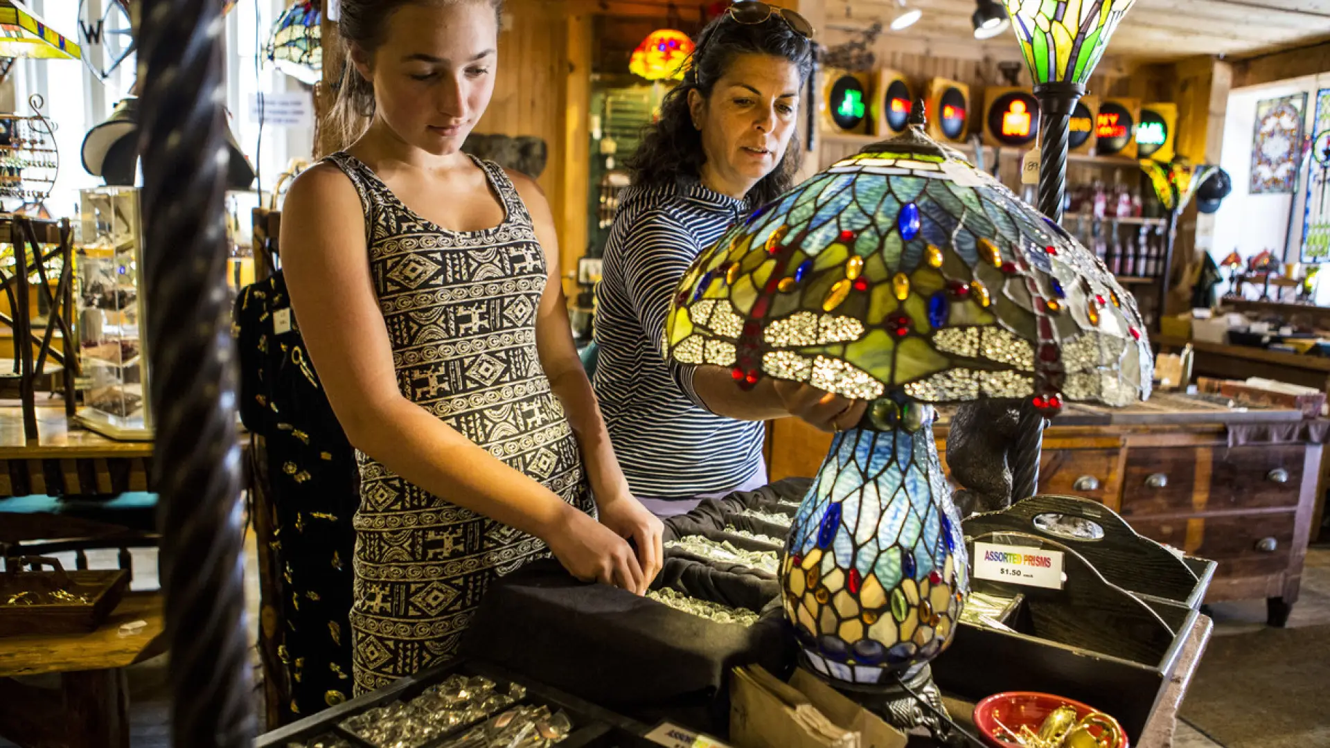 Shop some of our unique arts and crafts shops.
