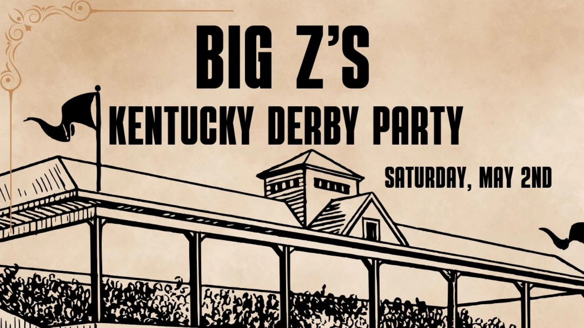 Big Z's Derby Party poster