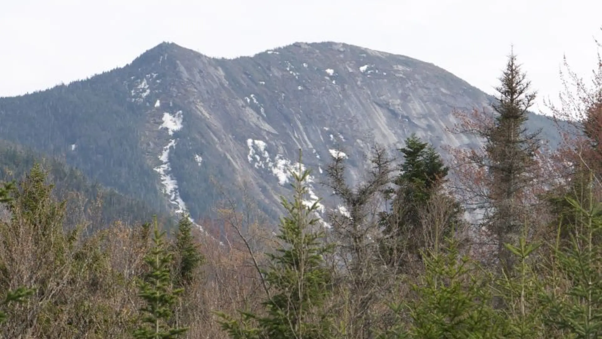 The view of Gothics from Johns Brook Lodge