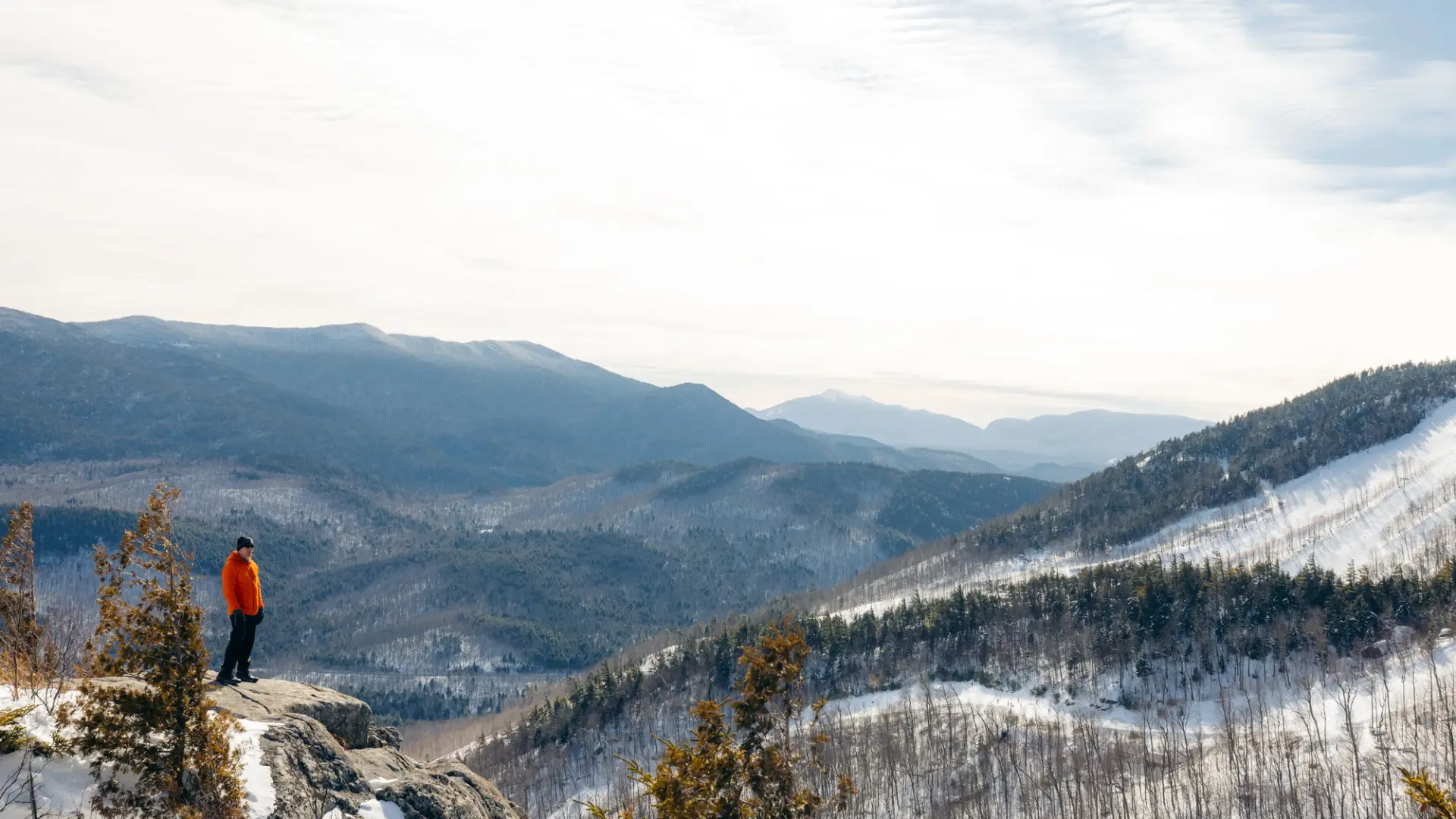 The view from Bear Den in the winter