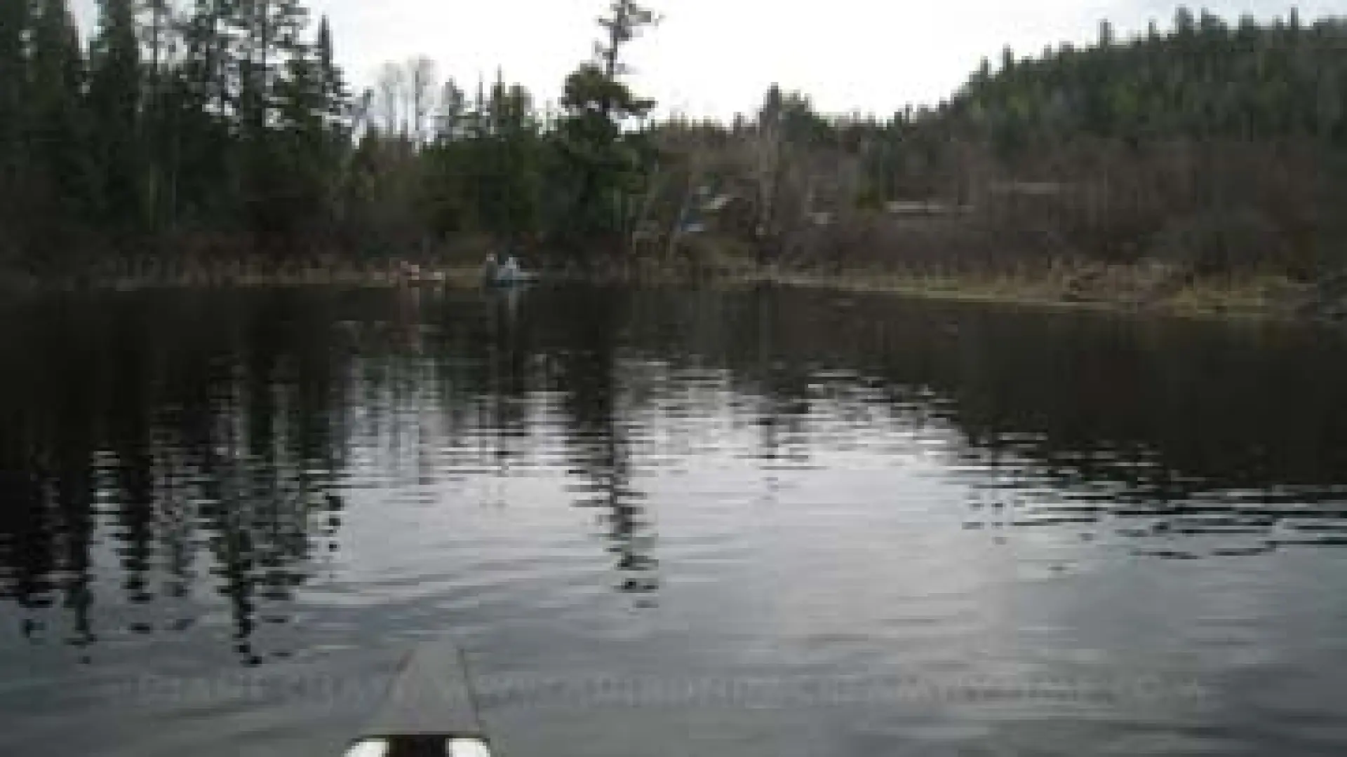 Canoe on Saranac River