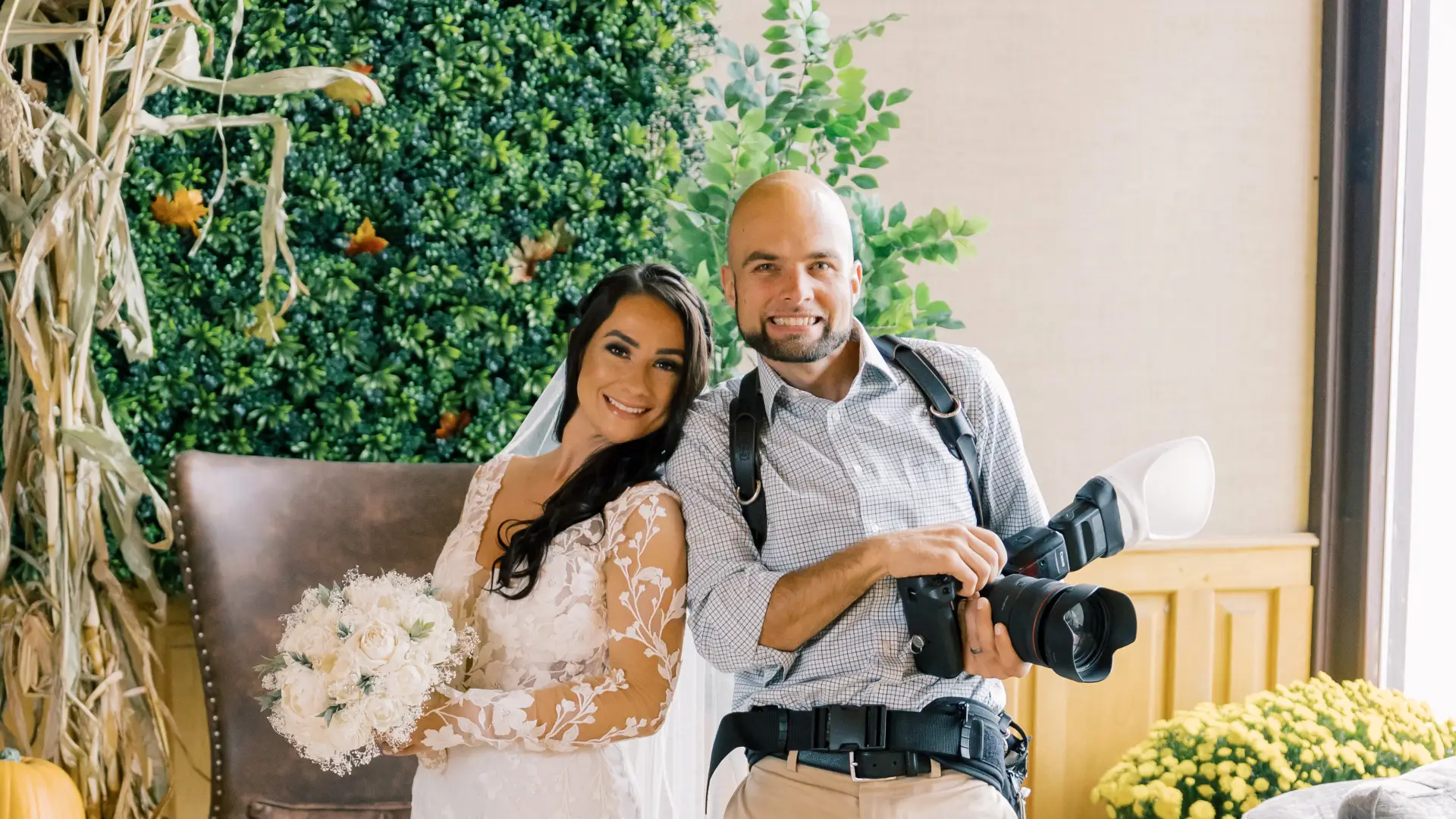 Jordan and the bride 