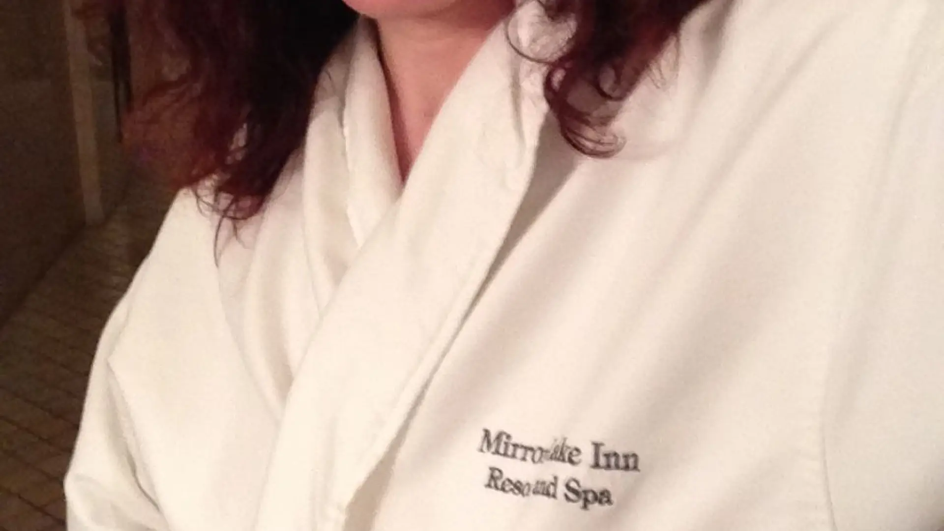 Robe - check! Relaxation - check! Mud - ready, willing, and still a bit apprehensive.