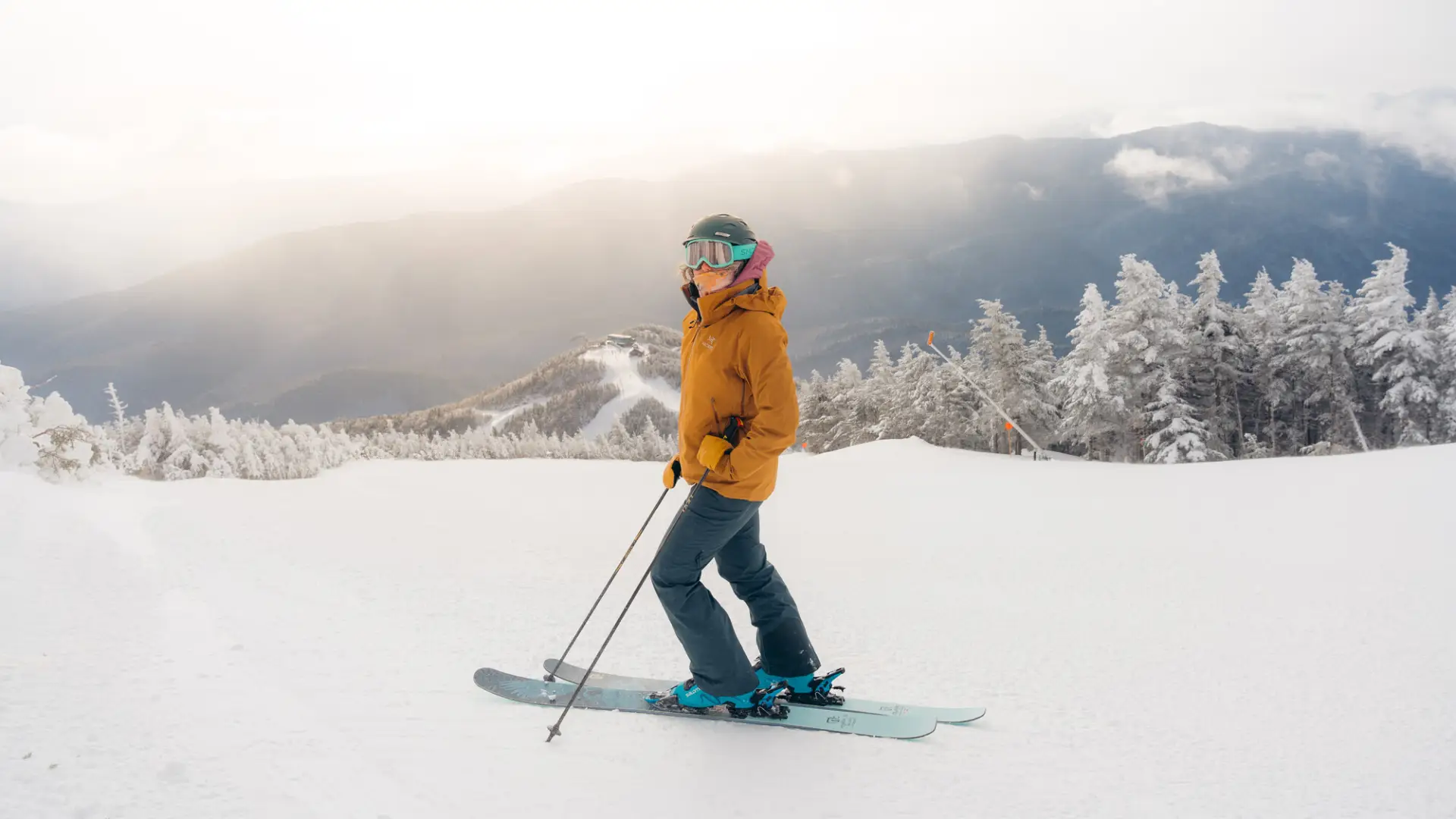 Skiing at Whiteface Mountain.
