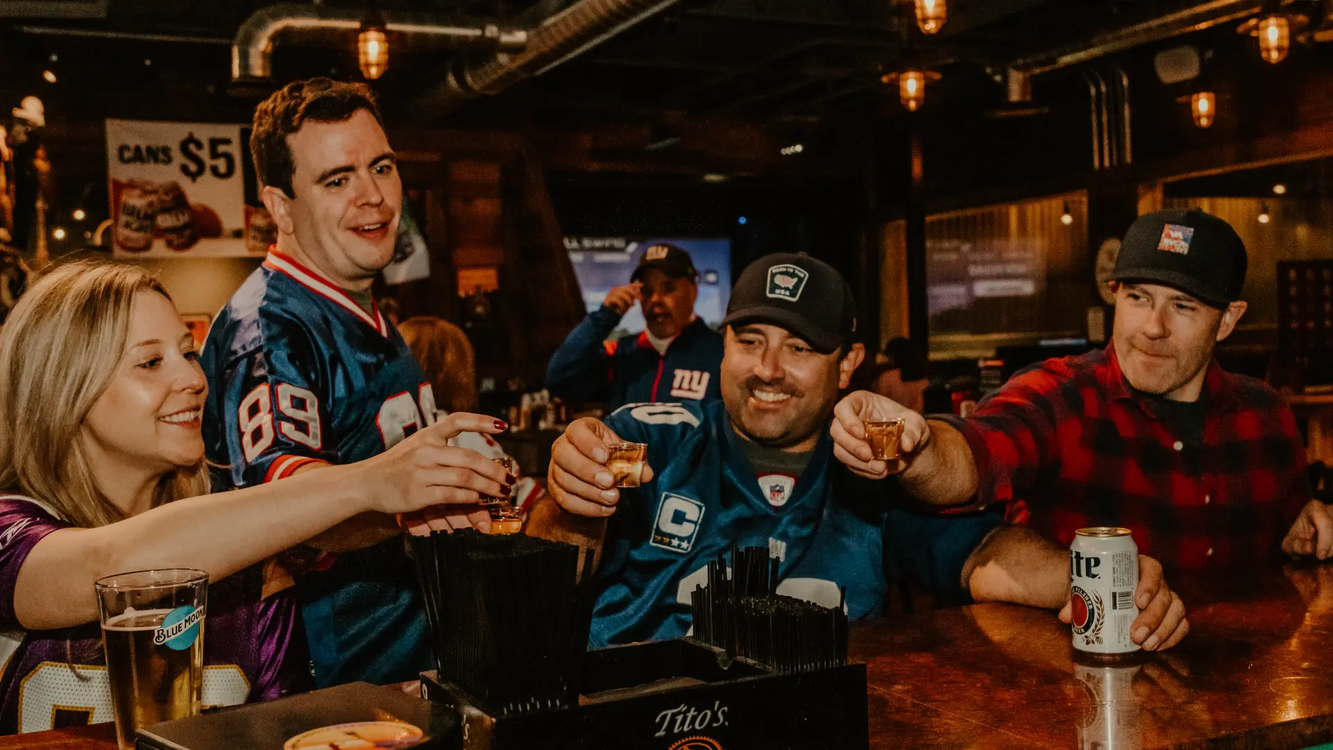 Happy patrons enjoying the full bar at Big Zs Hangout.  Photo Credit to A. Kelly.
